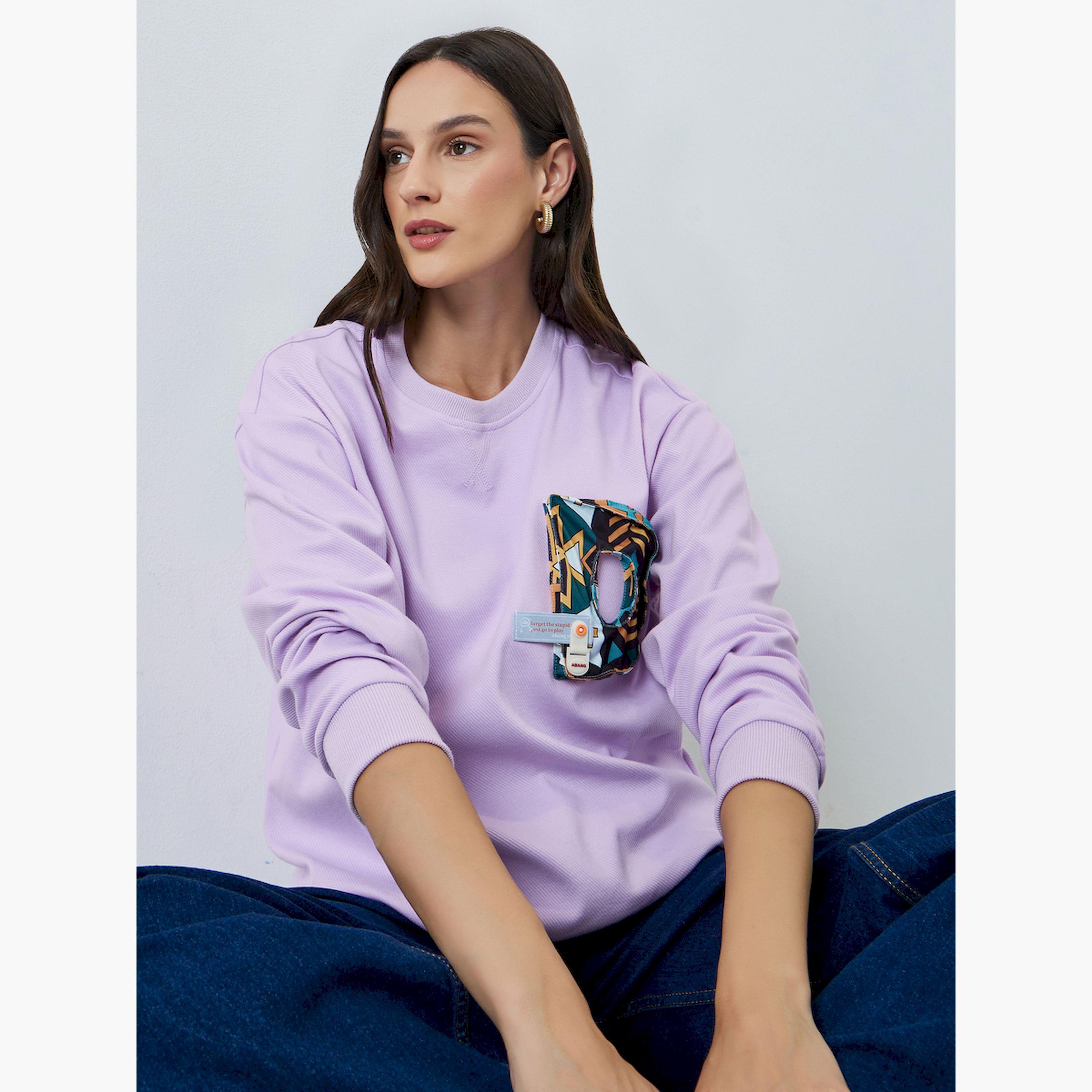 Take Two Women's 3D Printed Decor Round Neck Long Sleeve Sweatshirt-women-winterwear-hoodiesandsweatshirts-sweatshirts-image-3