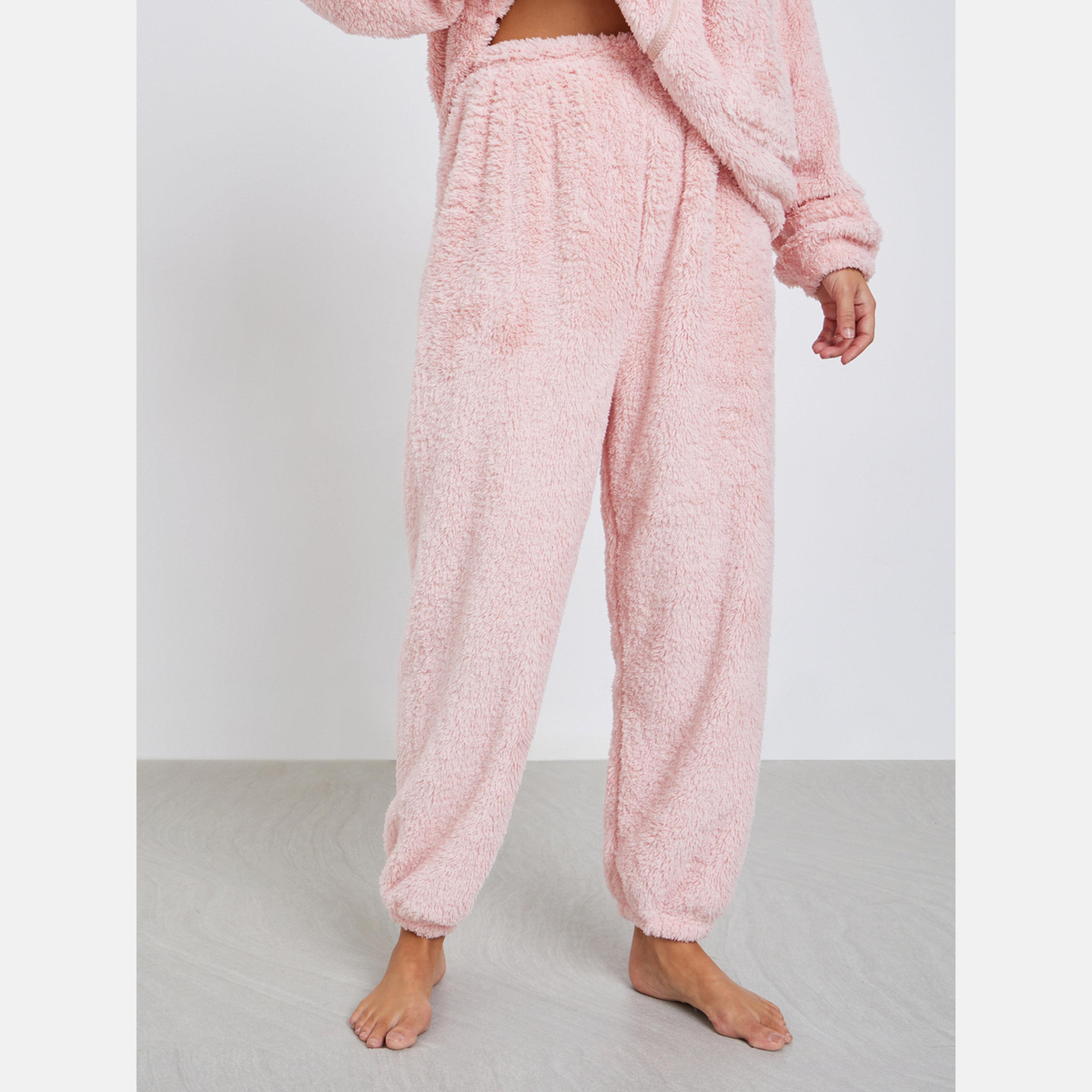 ستايلي - بيجاما قميص صوف بسحاب كامل-women-clothing-nightwear-pyjamas-longsets-image-4