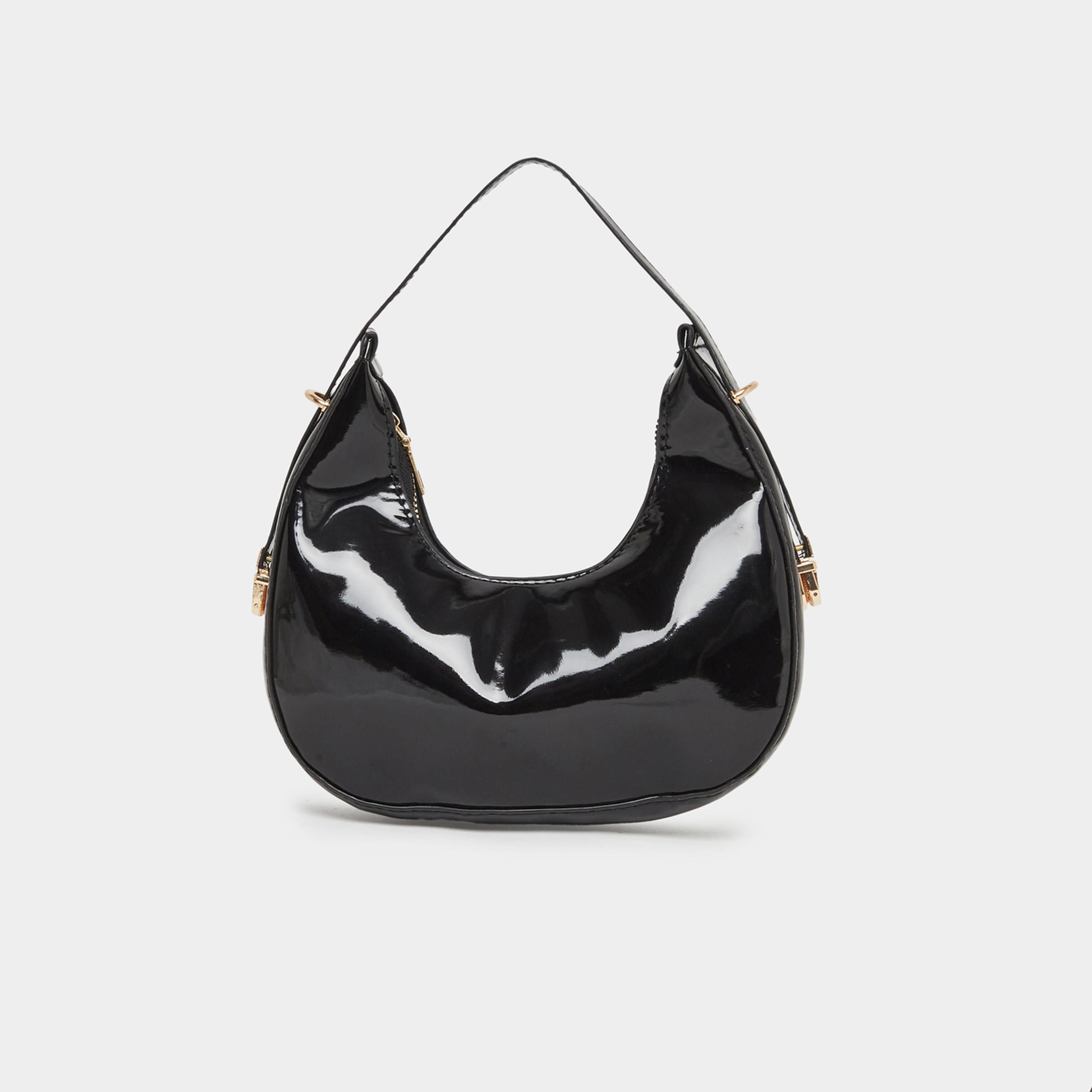 Styli Snake Skin Textured Single Top Handle Hobo Bag-women-bagsandwallets-handbags-image-3