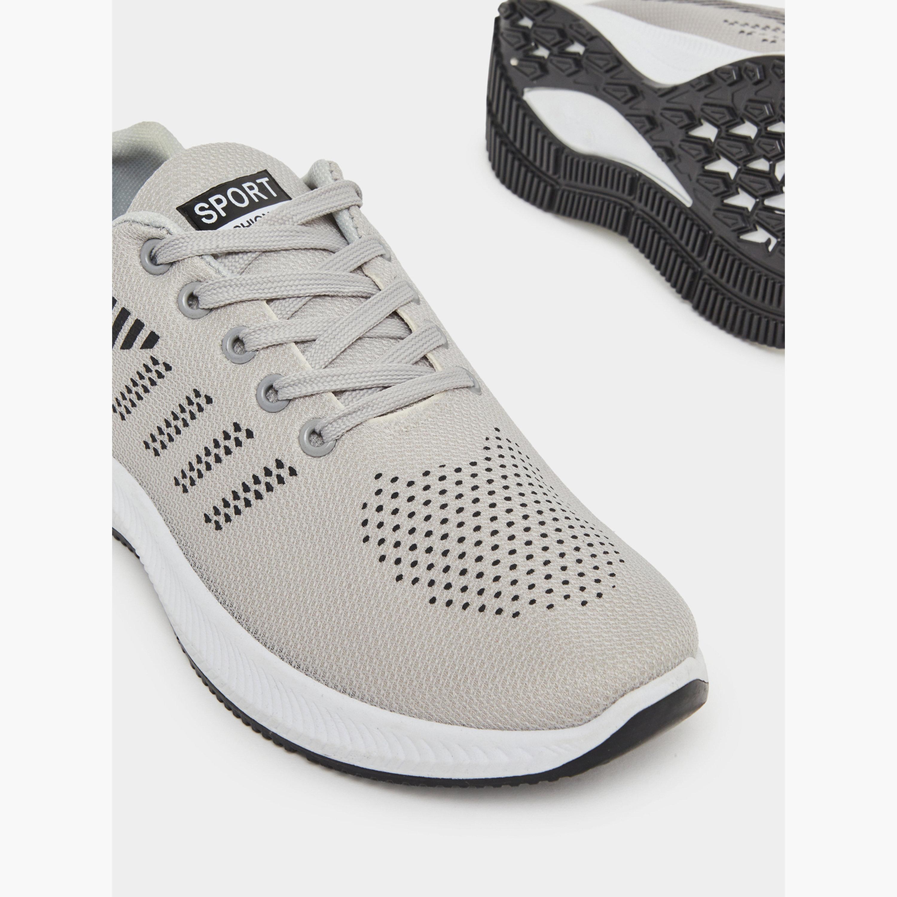 Styli Men Printed Panel Lace Up Sneakers-men-shoes-sneakers-image-3