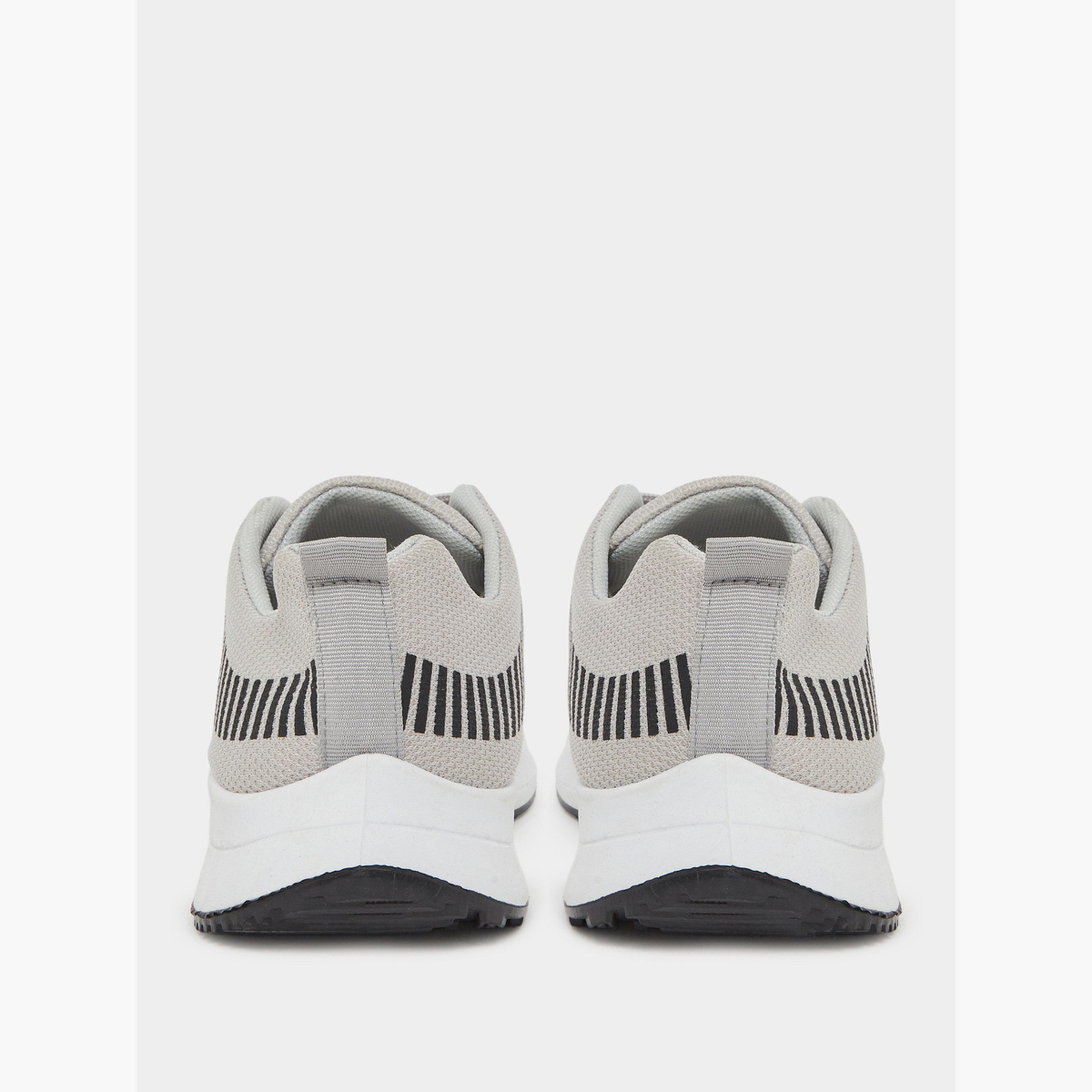 Styli Men Printed Panel Lace Up Sneakers-men-shoes-sneakers-image-4