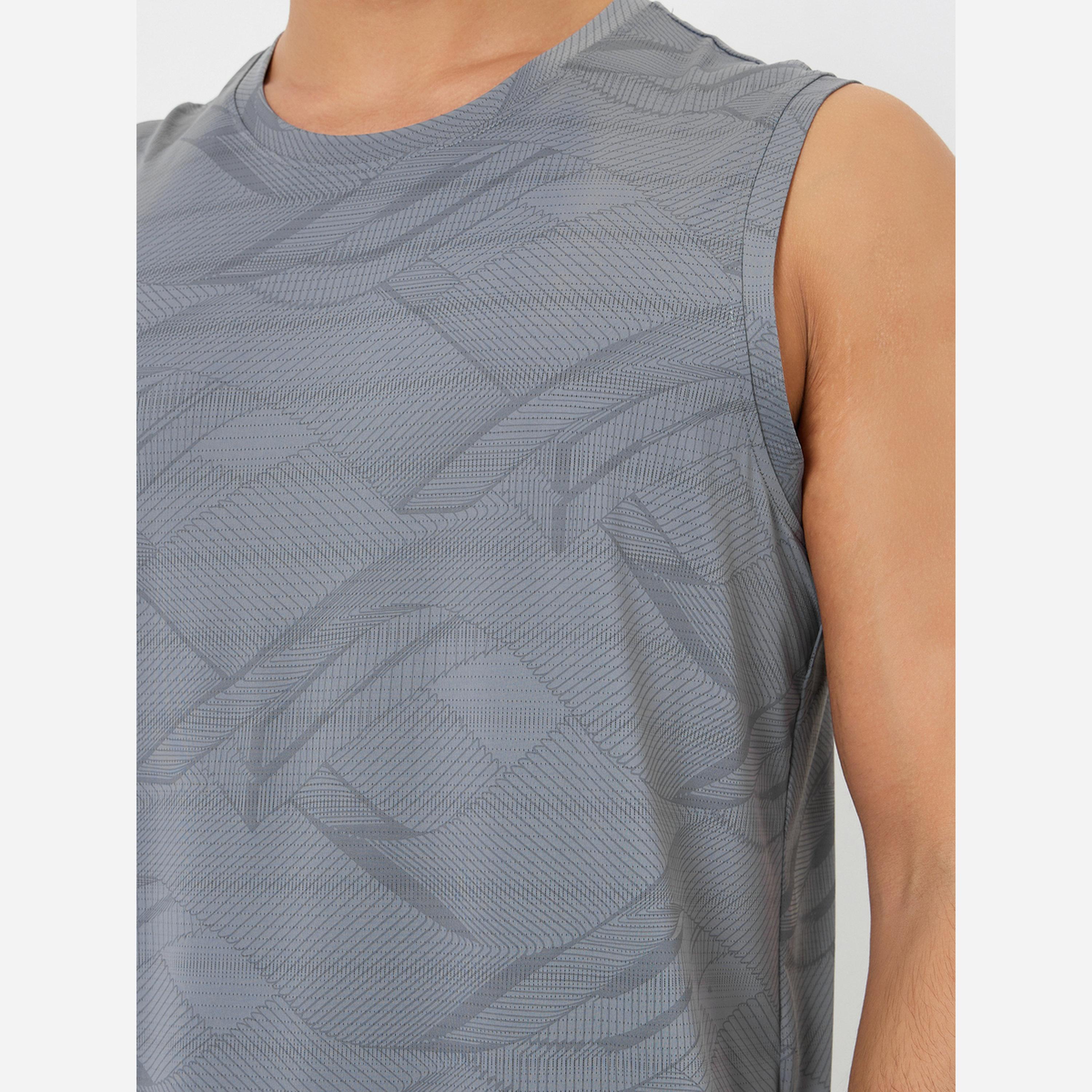 Styli Men Grey Printed Performance Relaxed Tank-men-clothing-sportswearandactivewear-tshirtsandpolos-image-3