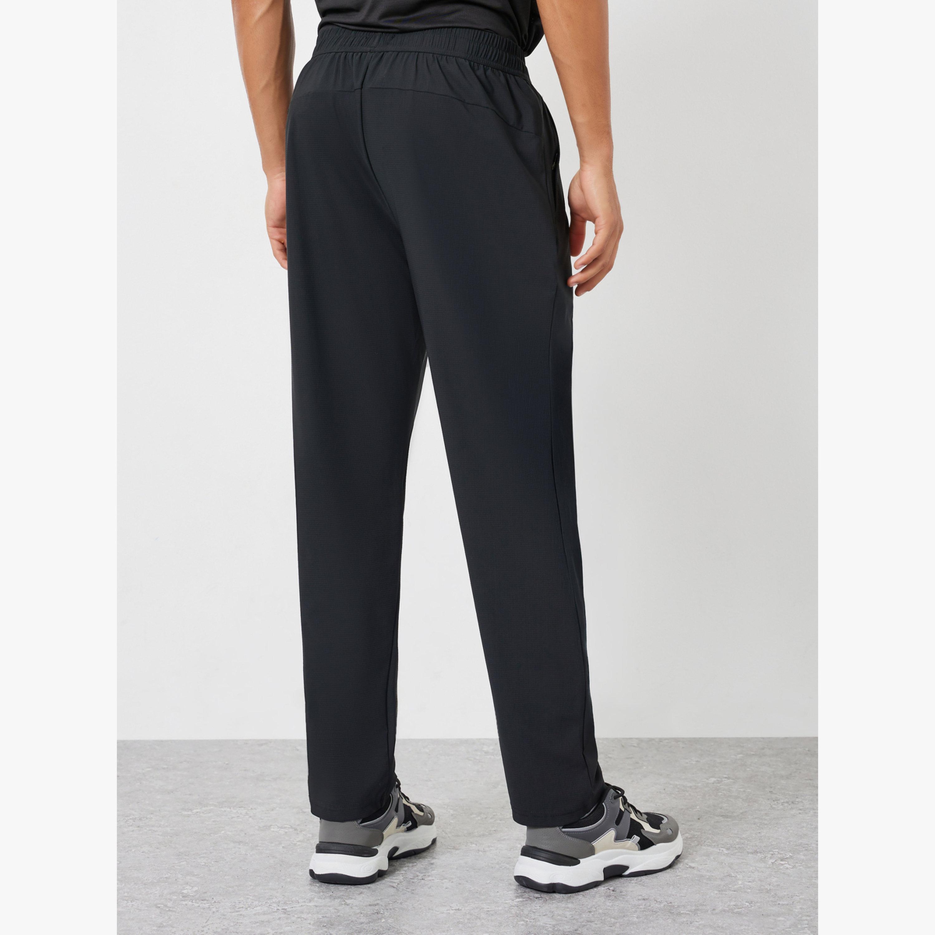 Styli Men Black Relaxed Fit Trackpants-men-clothing-sportswearandactivewear-bottoms-joggers-image-3