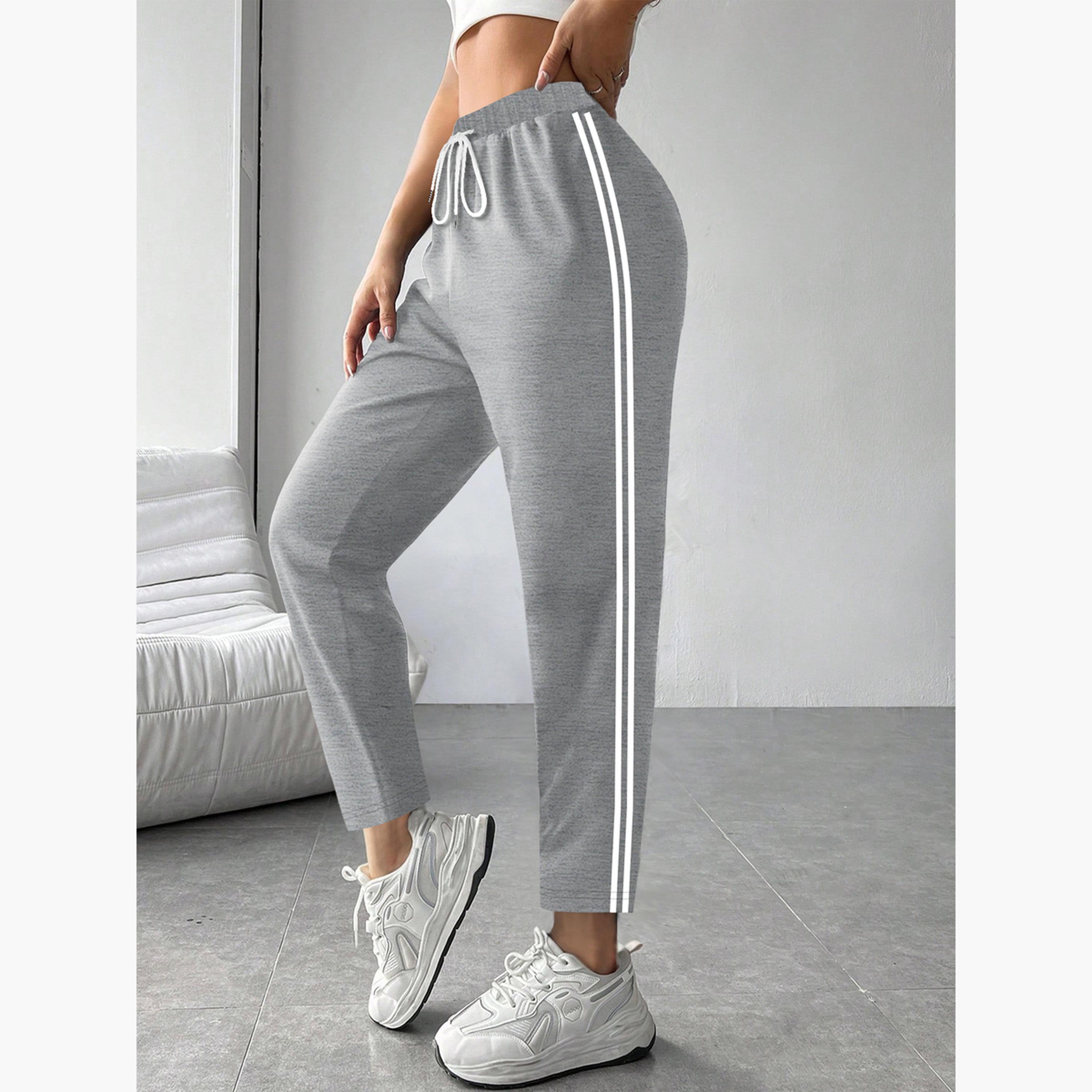 Take Two Women Grey Side Stripe Detail Joggers-women-clothing-bottoms-joggers-image-3
