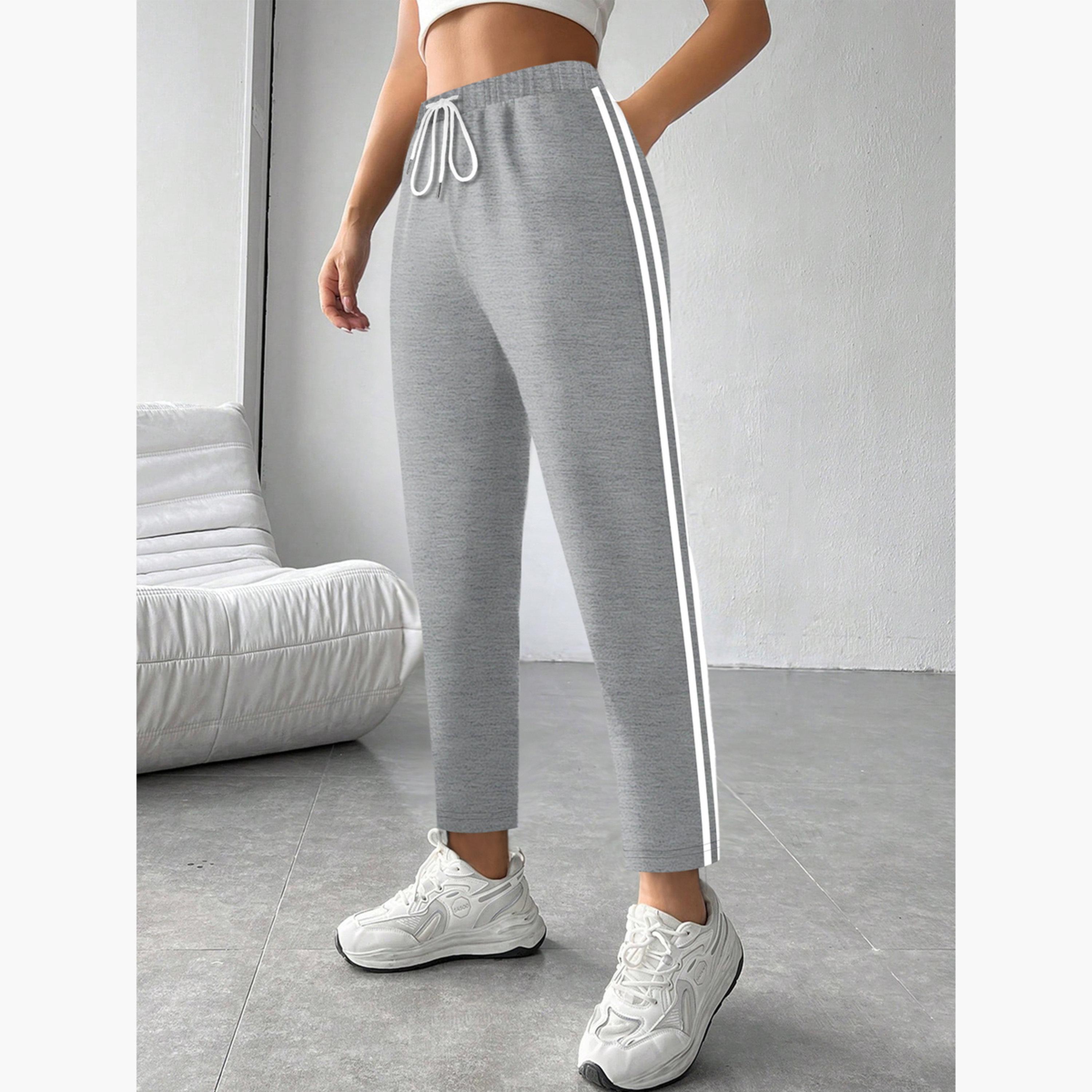 Take Two Women Grey Side Stripe Detail Joggers-women-clothing-bottoms-joggers-image-5