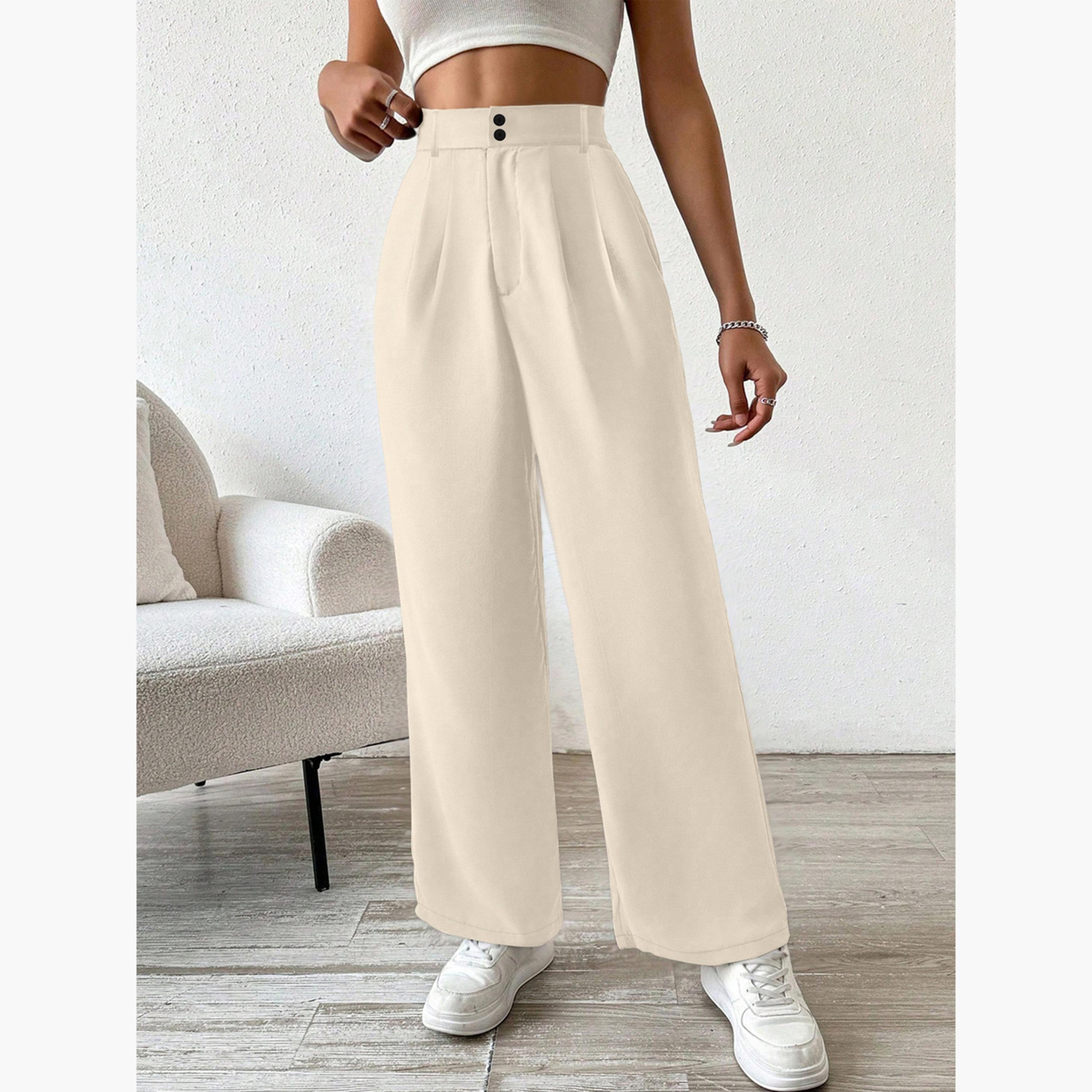تيك تو - بنطال بيج بساق مستقيمة-women-clothing-bottoms-trousers-image-3