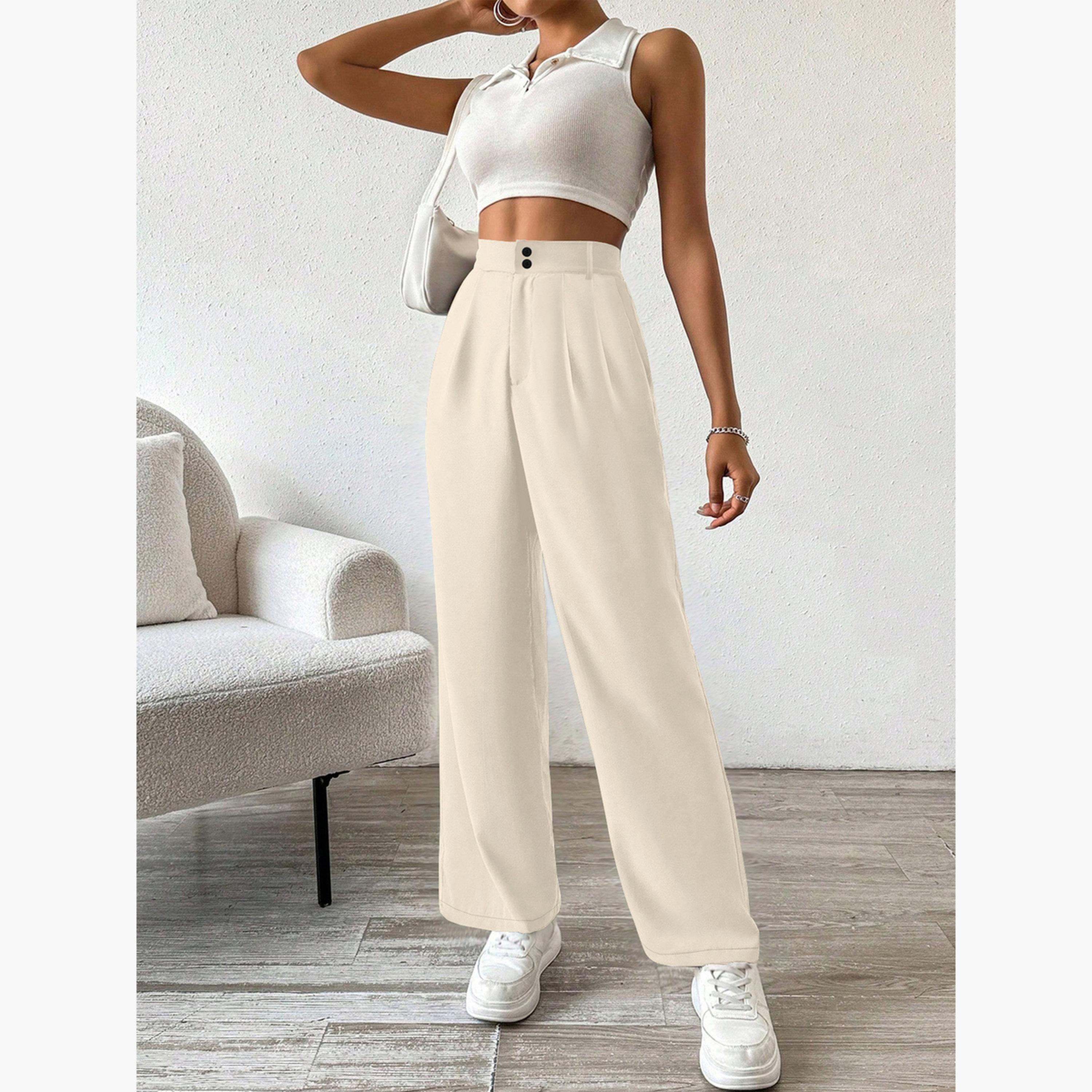 تيك تو - بنطال بيج بساق مستقيمة-women-clothing-bottoms-trousers-image-6