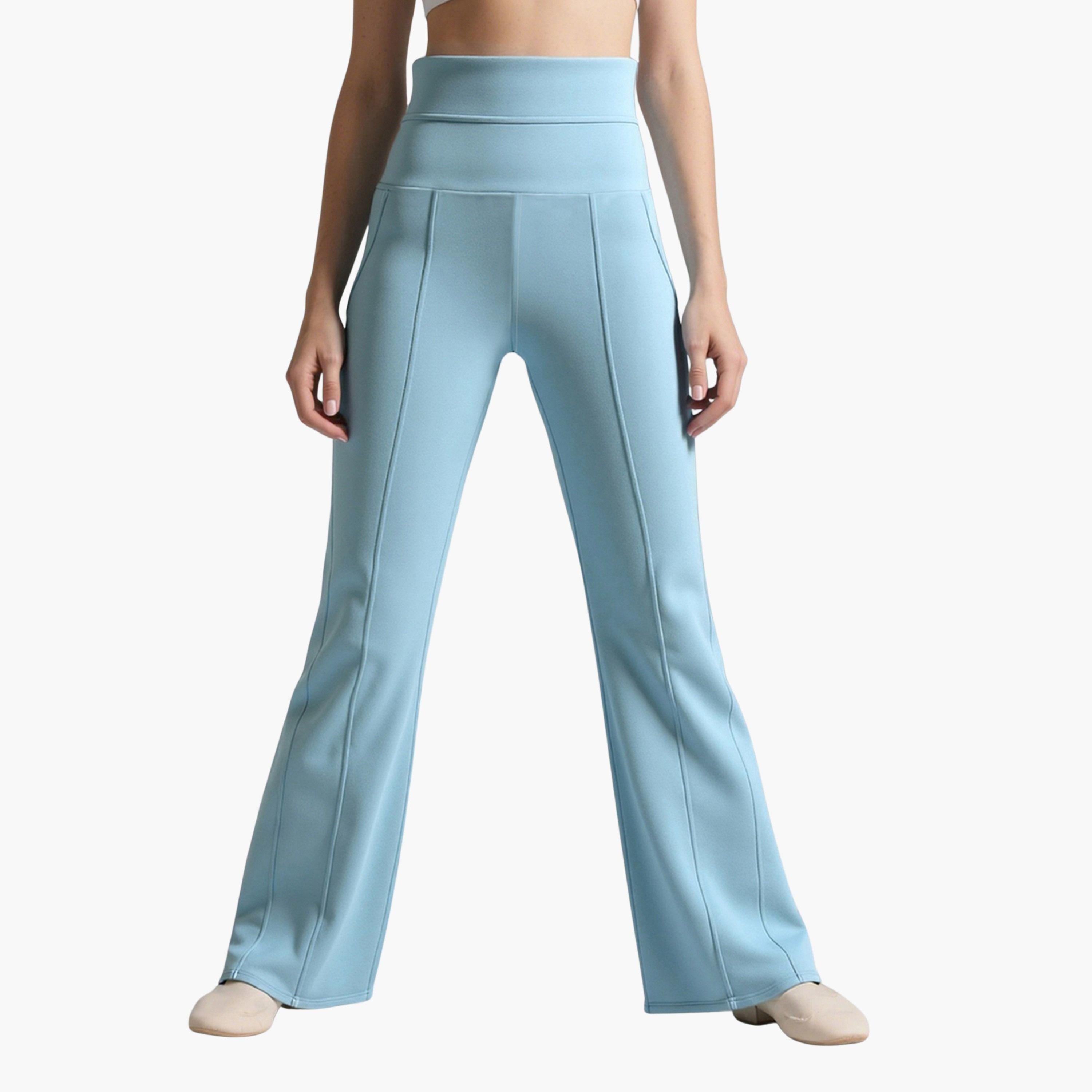 تيك تو - بنطال رياضي أزرق واسع الخصر-women-clothing-bottoms-joggers-image-1