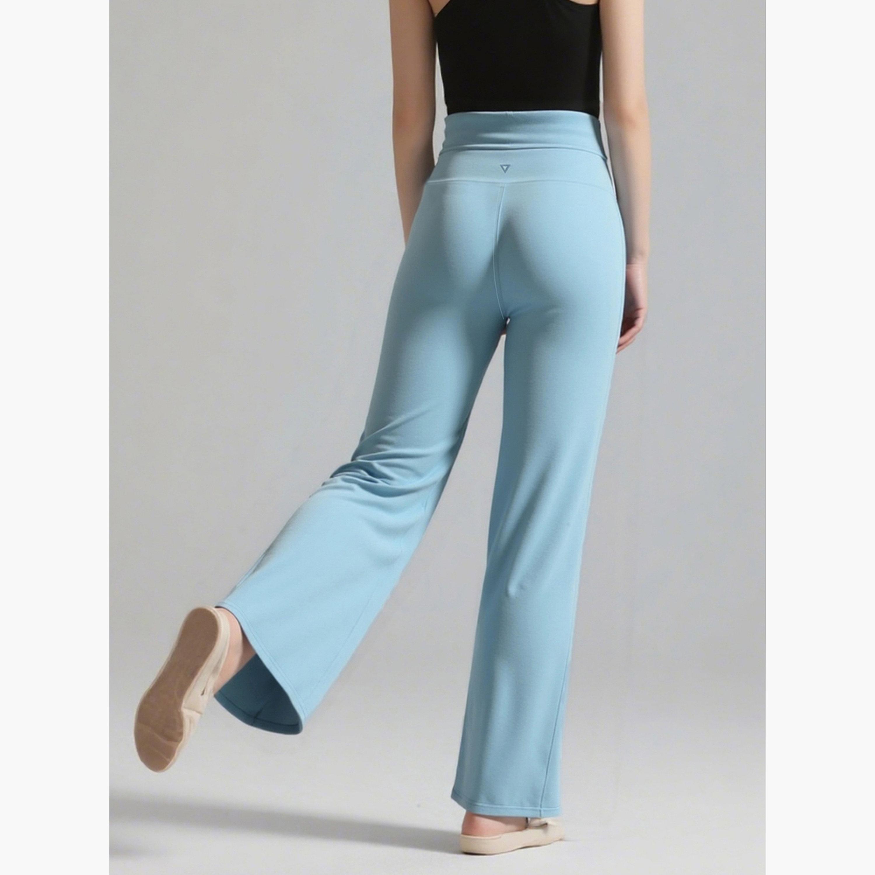 تيك تو - بنطال رياضي أزرق واسع الخصر-women-clothing-bottoms-joggers-image-4