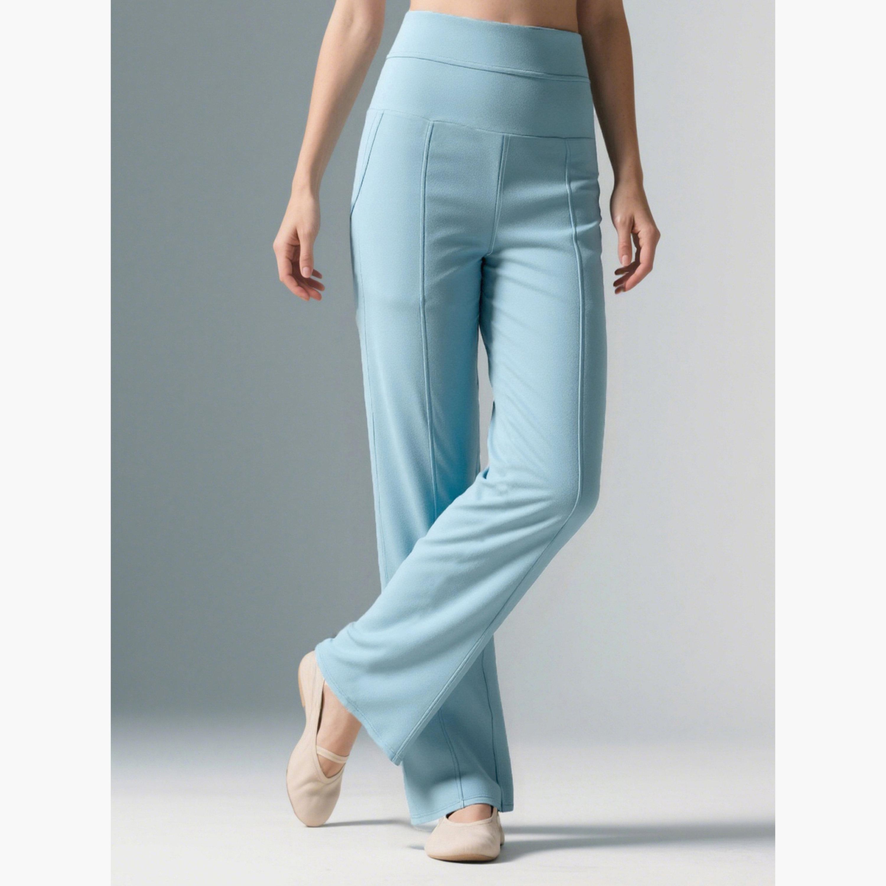 تيك تو - بنطال رياضي أزرق واسع الخصر-women-clothing-bottoms-joggers-image-6