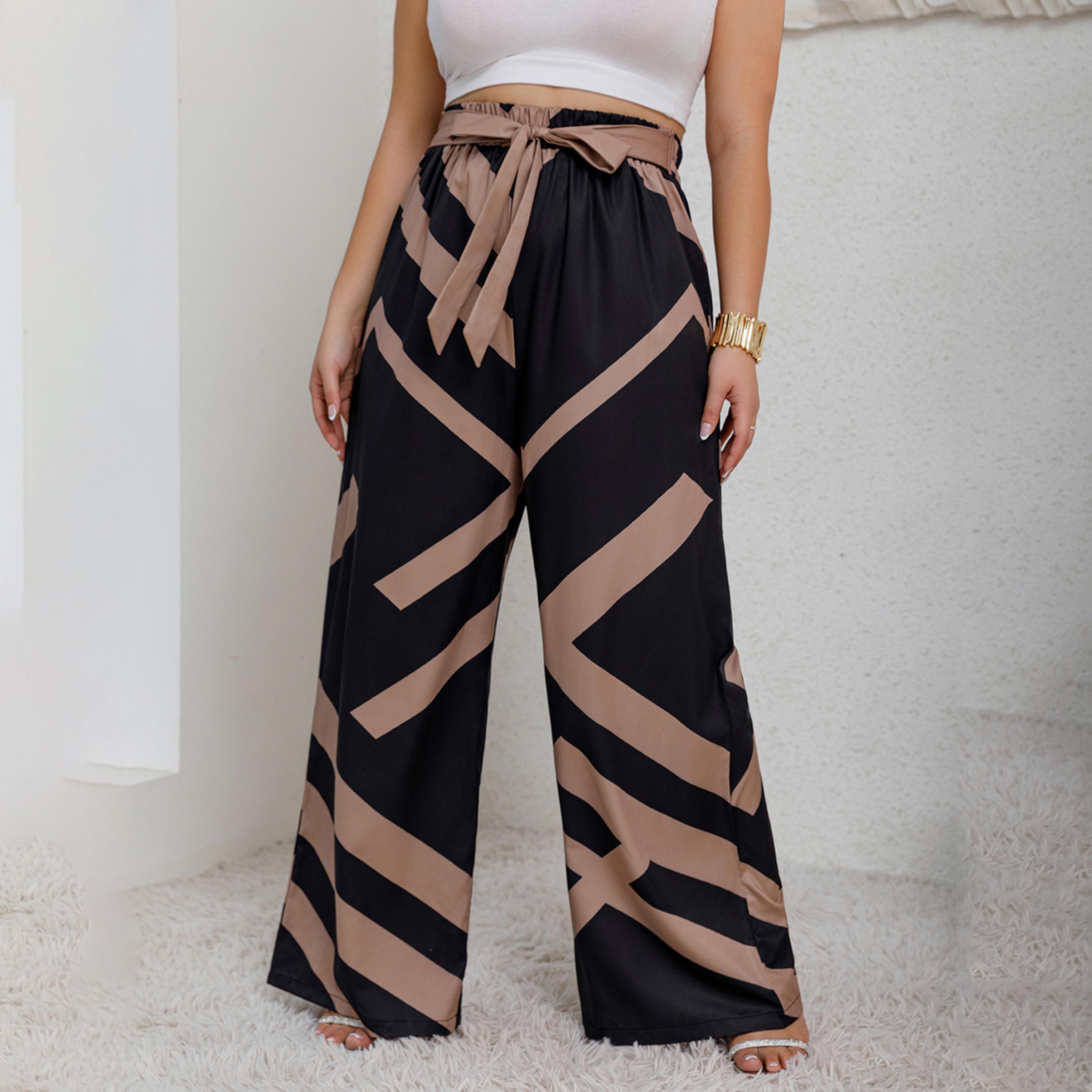 Take Two Women Plus Size Wide Leg Palazzo Pants-women-clothing-bottoms-trousers-image-1