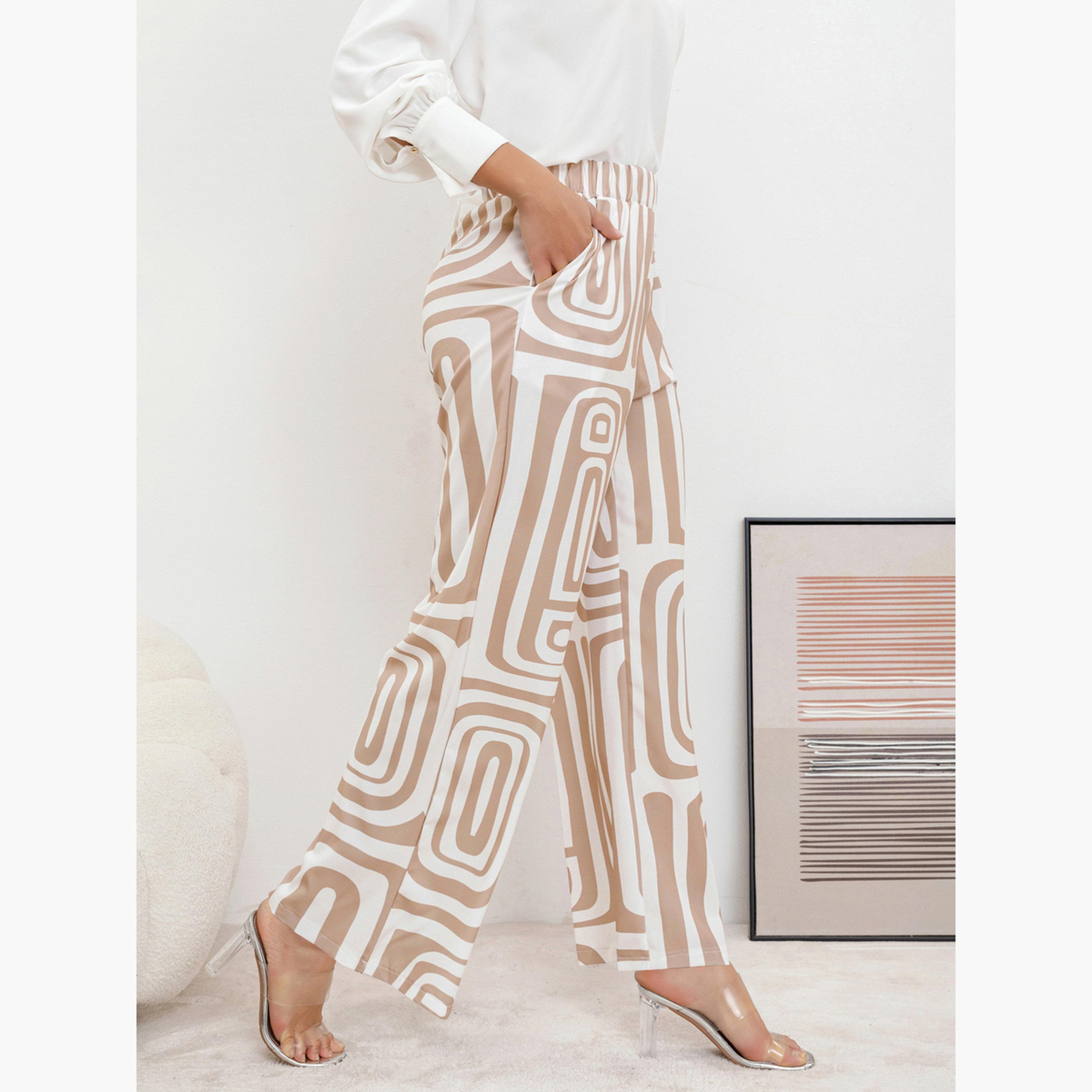 Take Two Women Geo Print Wide Leg Pants-women-clothing-bottoms-trousers-image-5