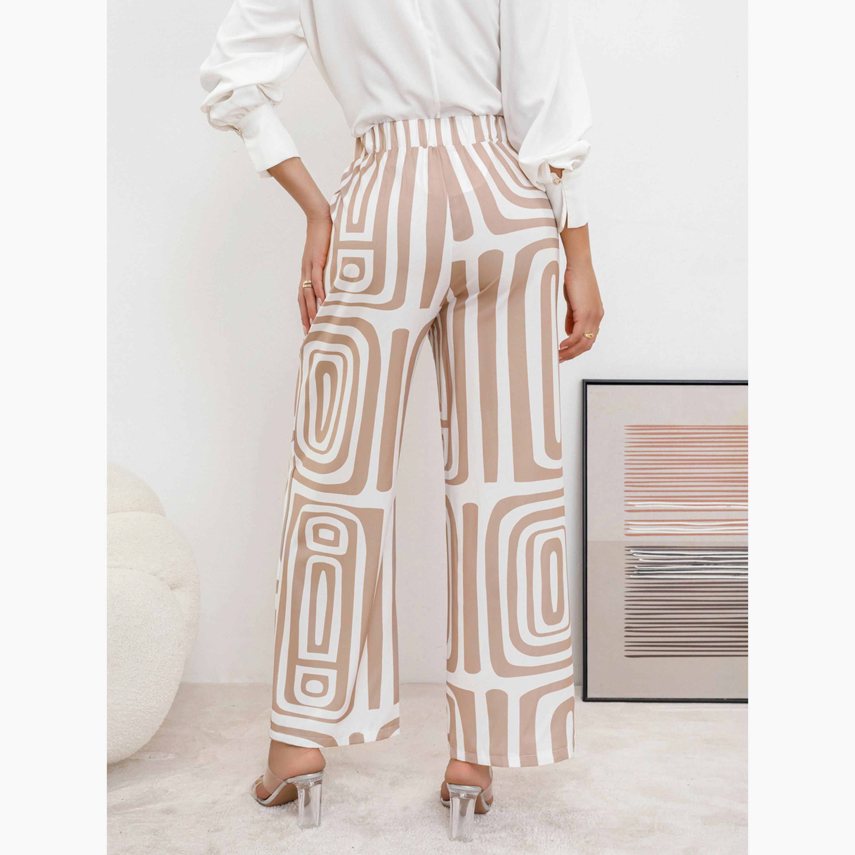 Take Two Women Geo Print Wide Leg Pants-women-clothing-bottoms-trousers-image-6