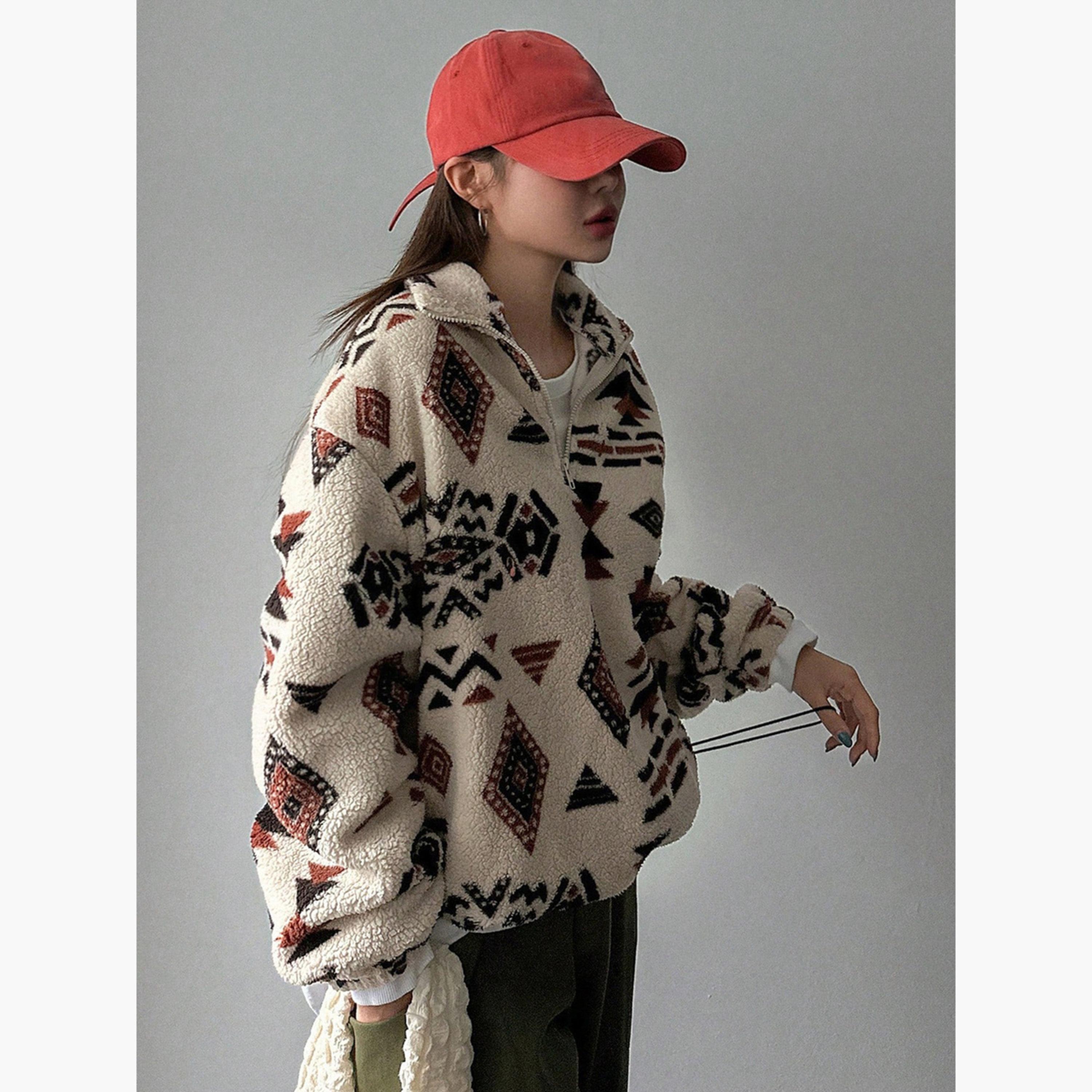 Take Two All Over Print Collared Long Sleeves Women's Sweatshirt-women-clothing-hoodiesandsweatshirts-sweatshirts-image-4