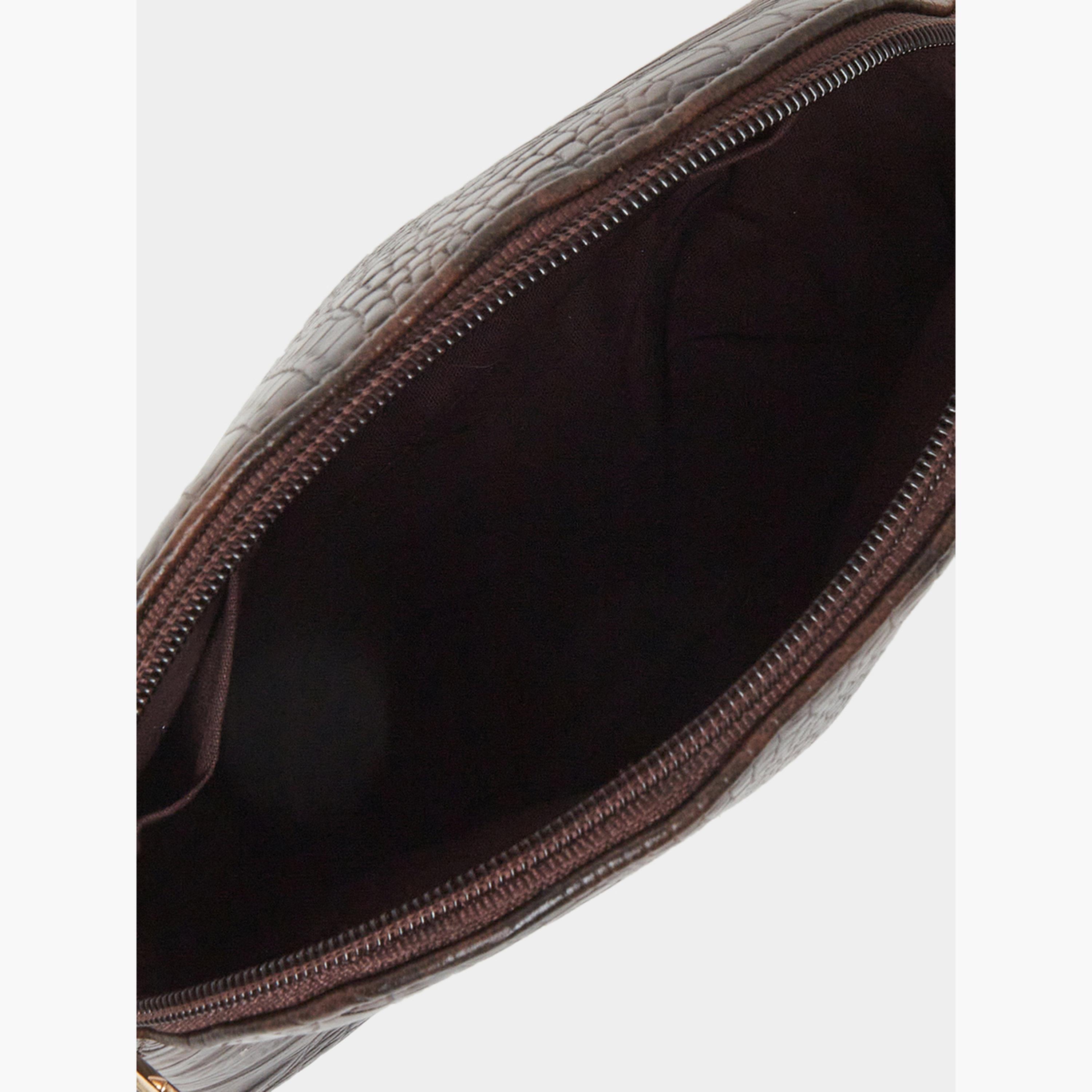 شنطة كروس بملمس بارز وسحاب إغلاق-women-bagsandwallets-handbags-image-4