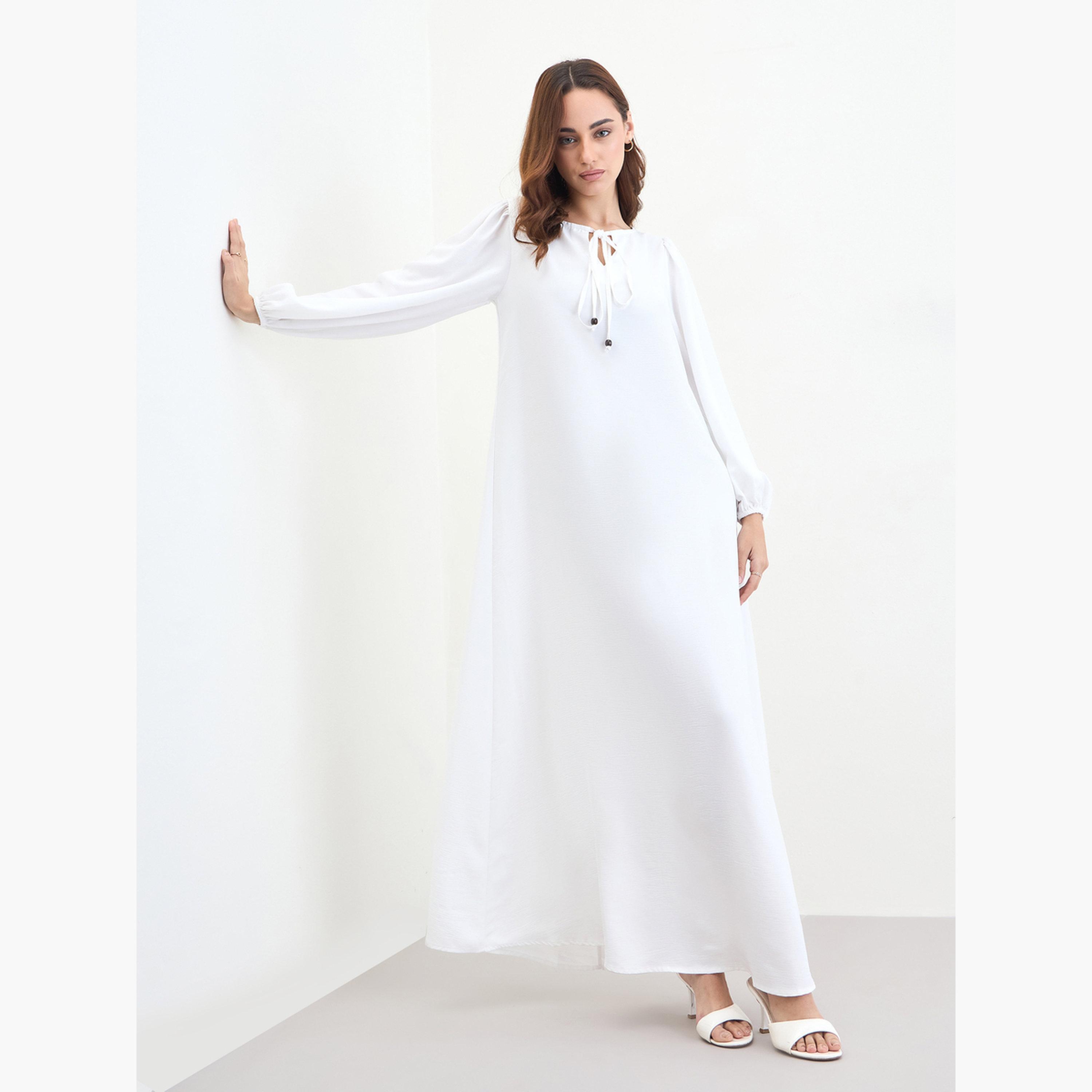 جلابية برباط عنق-women-arabicclothing-jalabiyas-image-2
