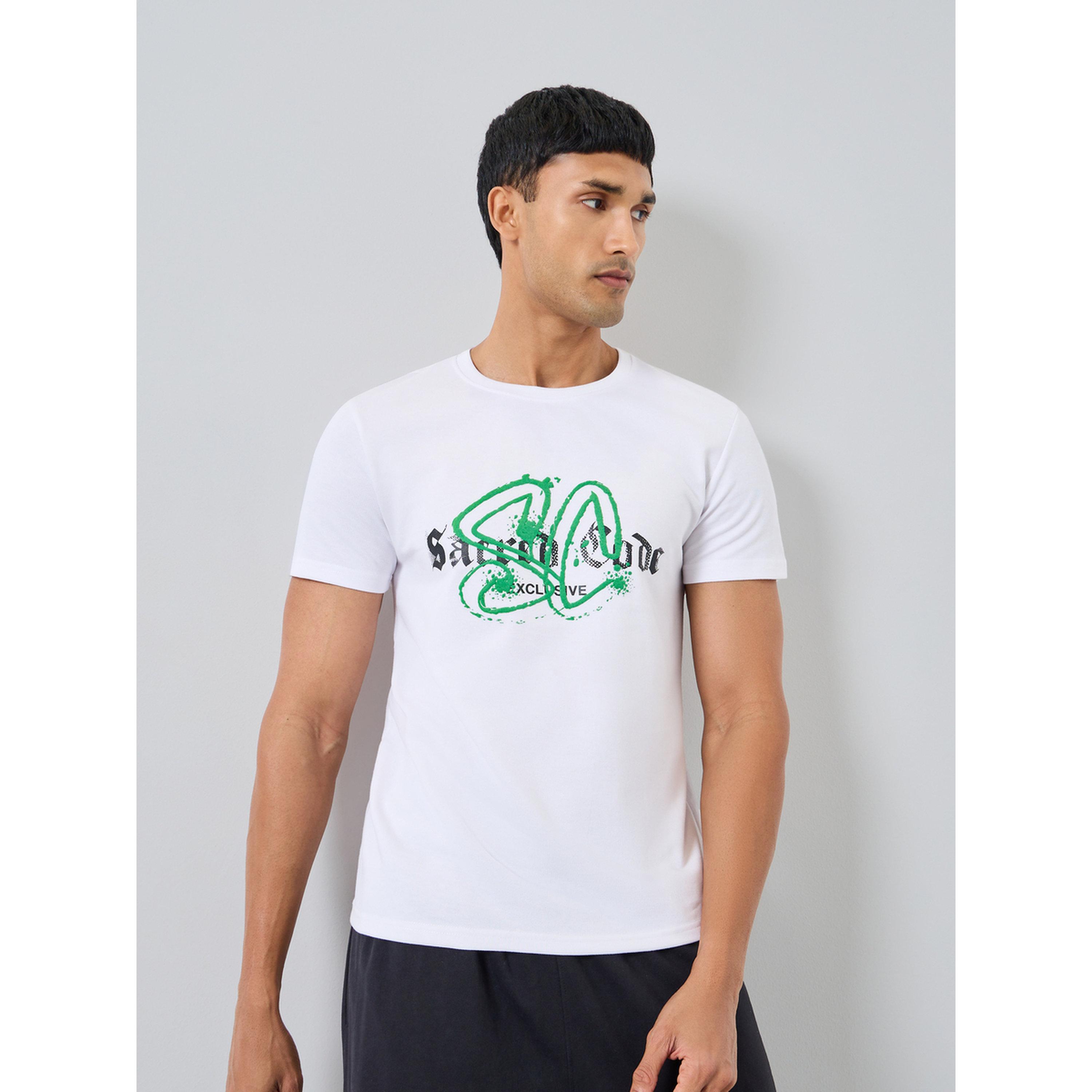 تيشيرت بياقة دائرية وطبعة جرافيك-men-clothing-tshirtsandpolos-tshirts-image-1