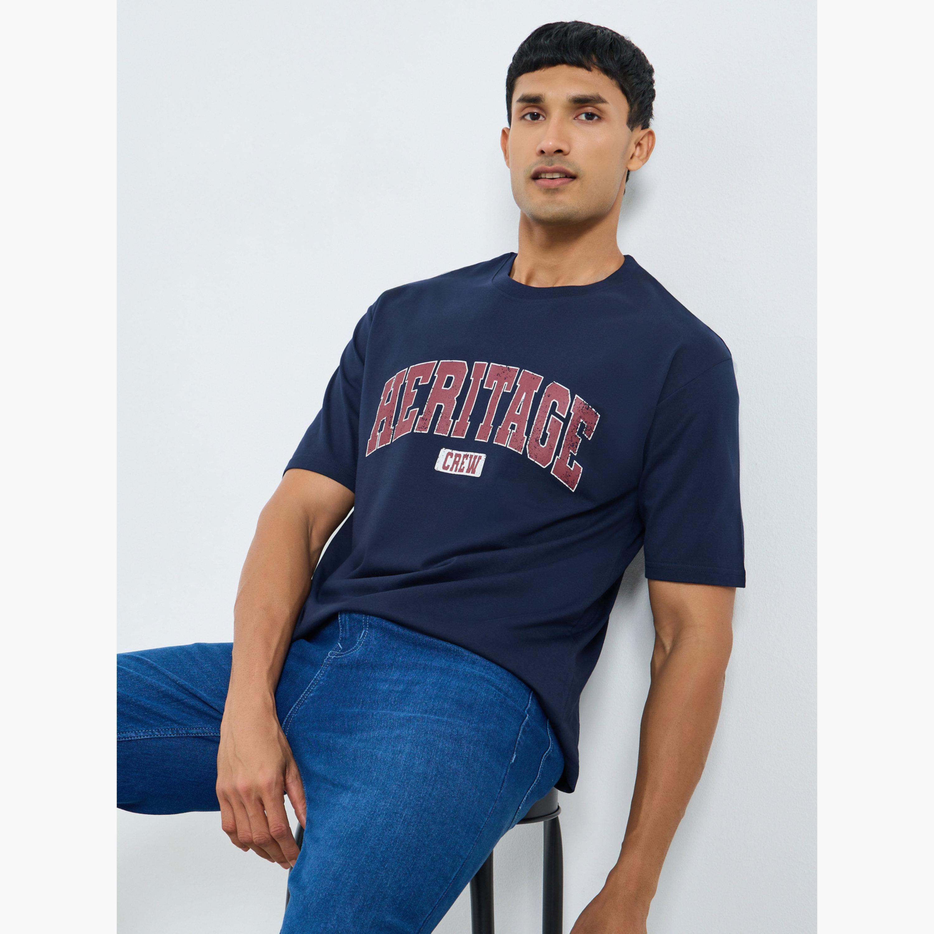 تيشيرت واسع بطبعة جرافيك-men-clothing-tshirtsandpolos-polos-image-3