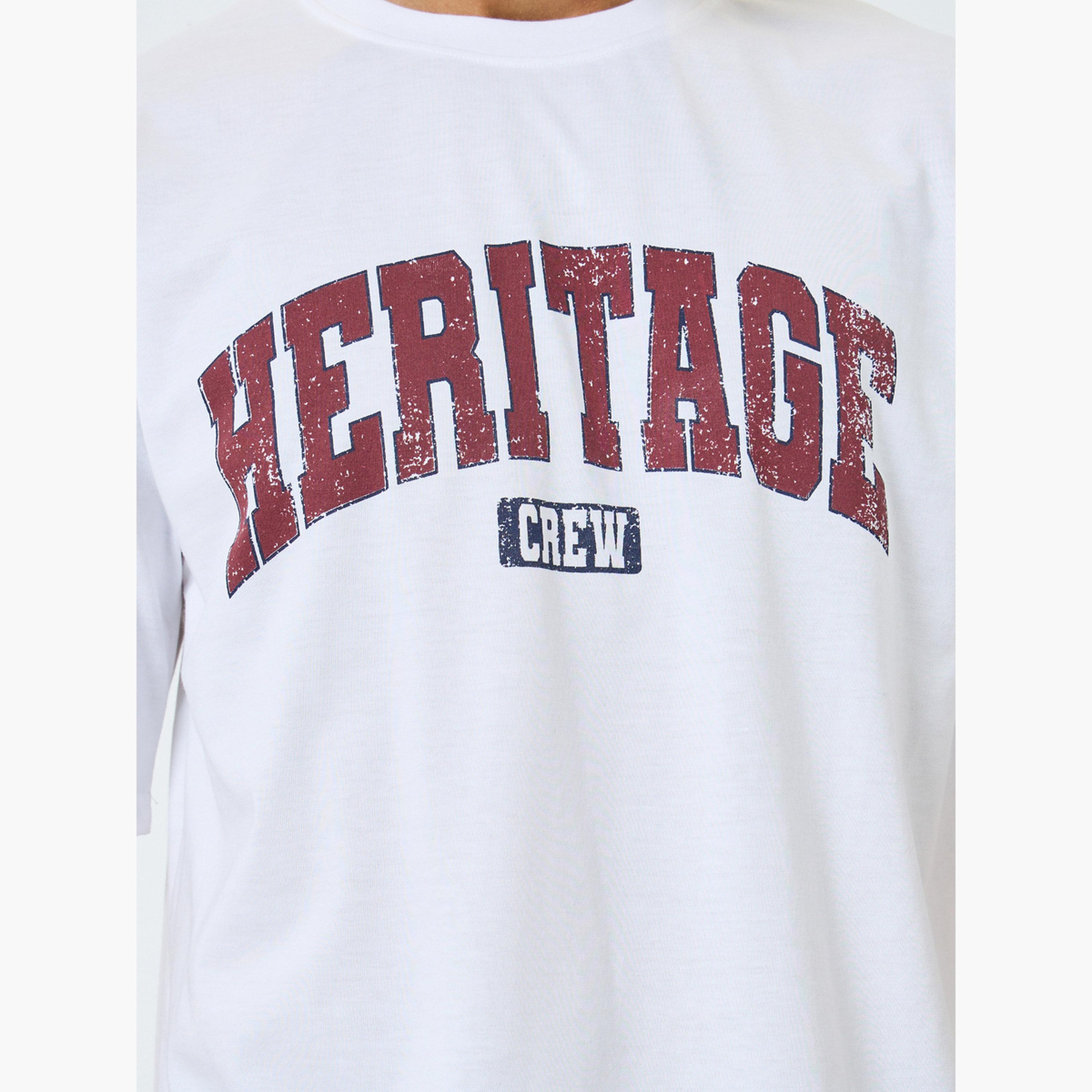 Styli Men White Heritage Graphic Crew Neck T-Shirt-men-clothing-tshirtsandpolos-tshirts-image-4