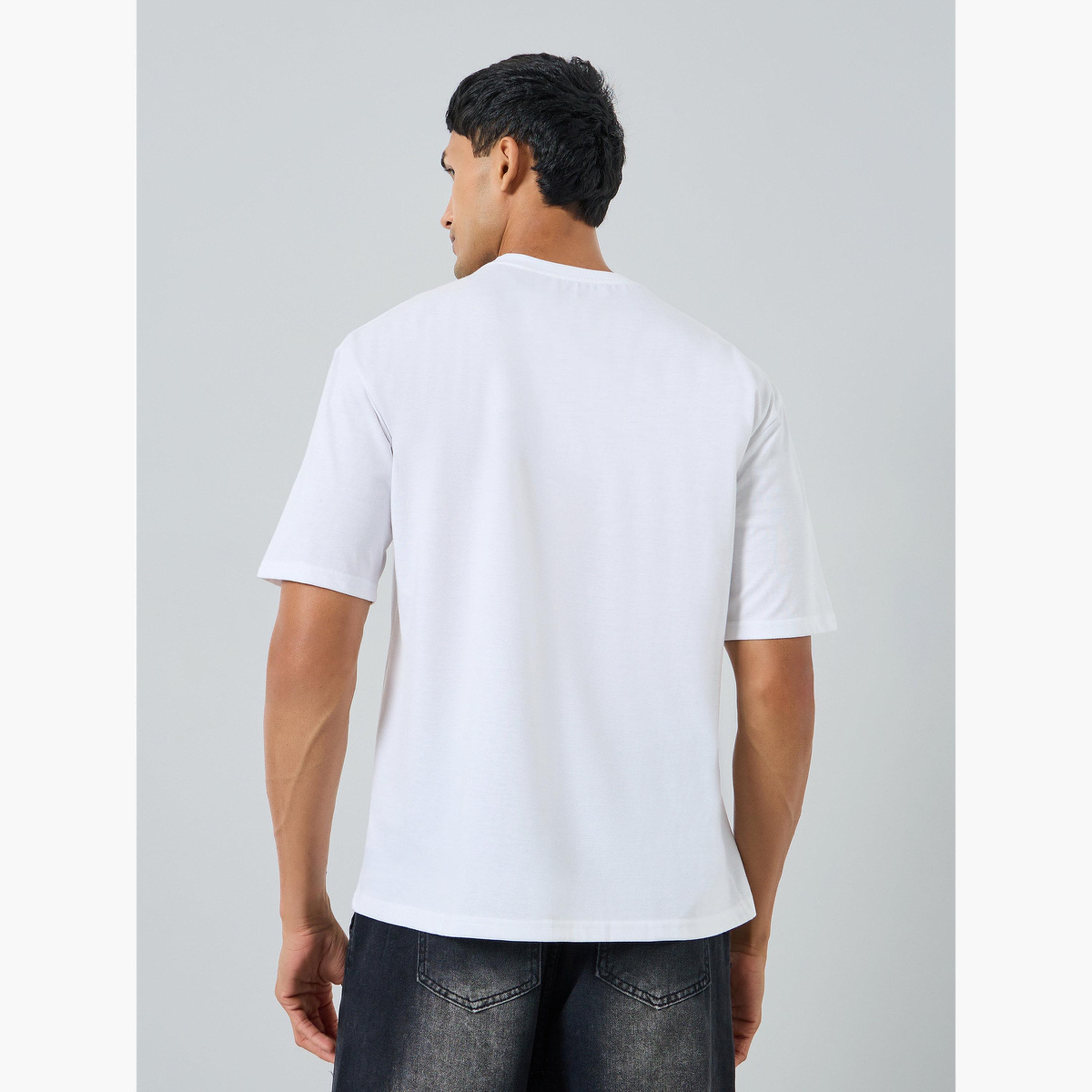 Styli Men White Heritage Graphic Crew Neck T-Shirt-men-clothing-tshirtsandpolos-tshirts-image-5