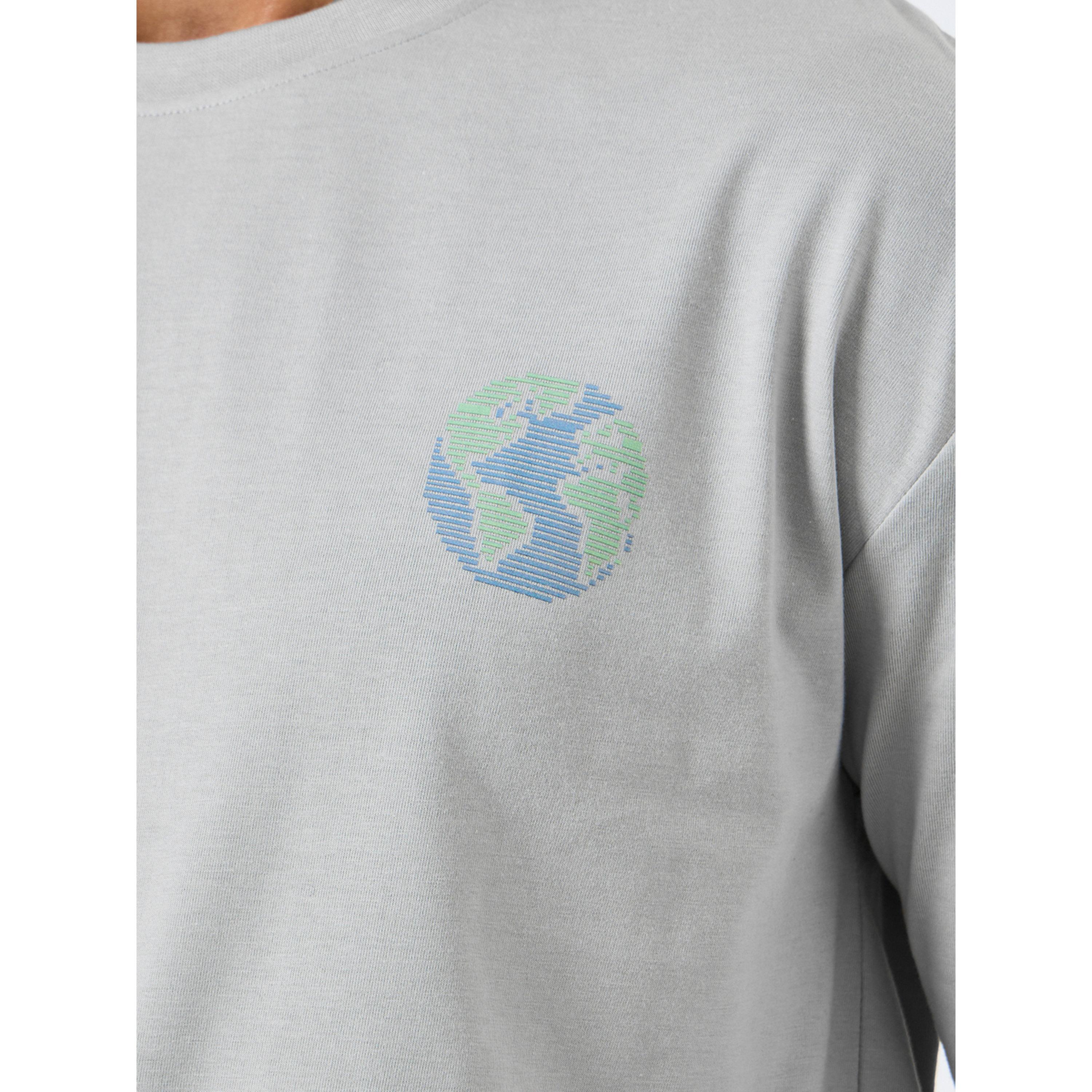 Styli Men Grey Graphic Print Oversized T-Shirt-men-clothing-tshirtsandpolos-tshirts-image-3
