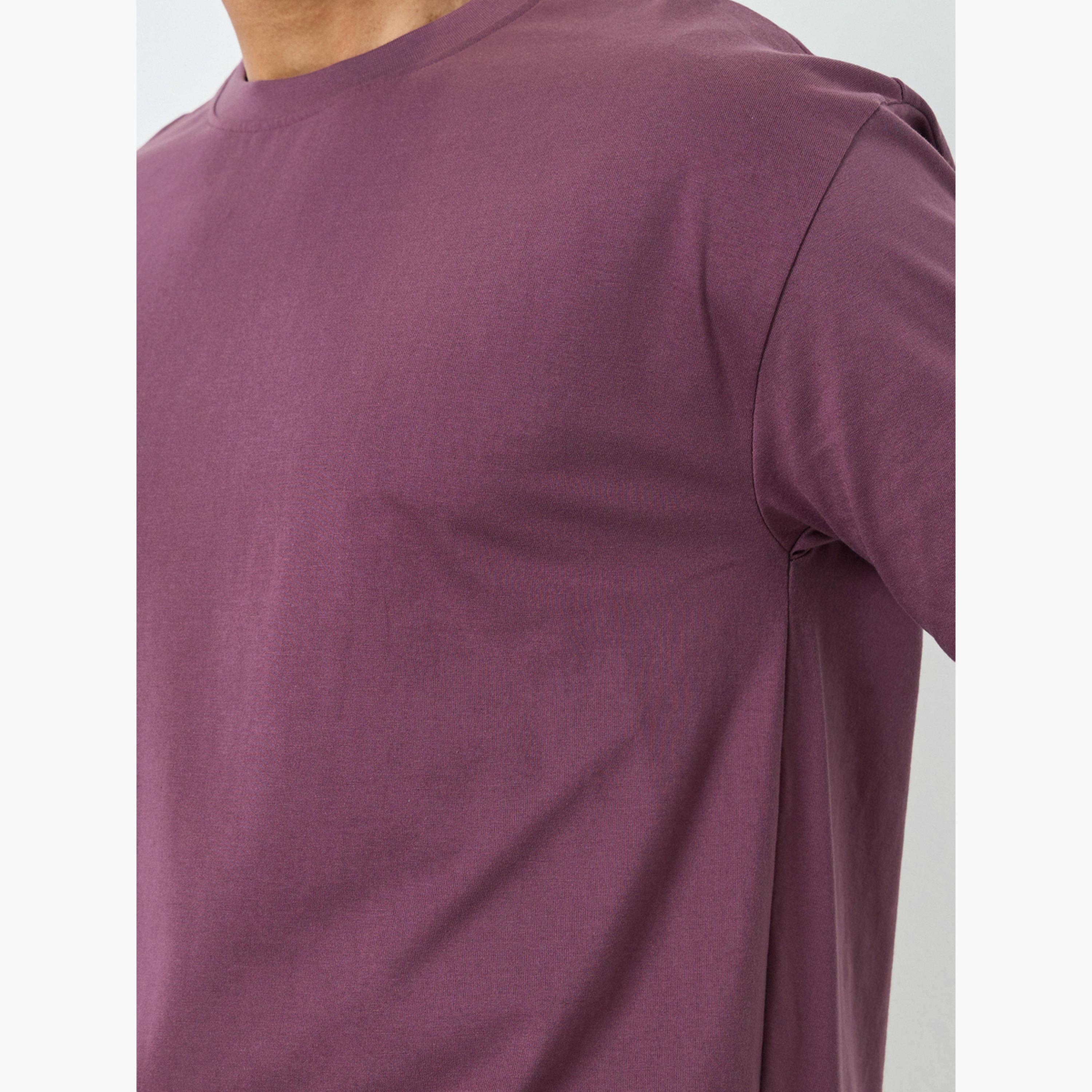 Styli Men Maroon Graphic Print Oversized T-Shirt-men-clothing-tshirtsandpolos-tshirts-image-4