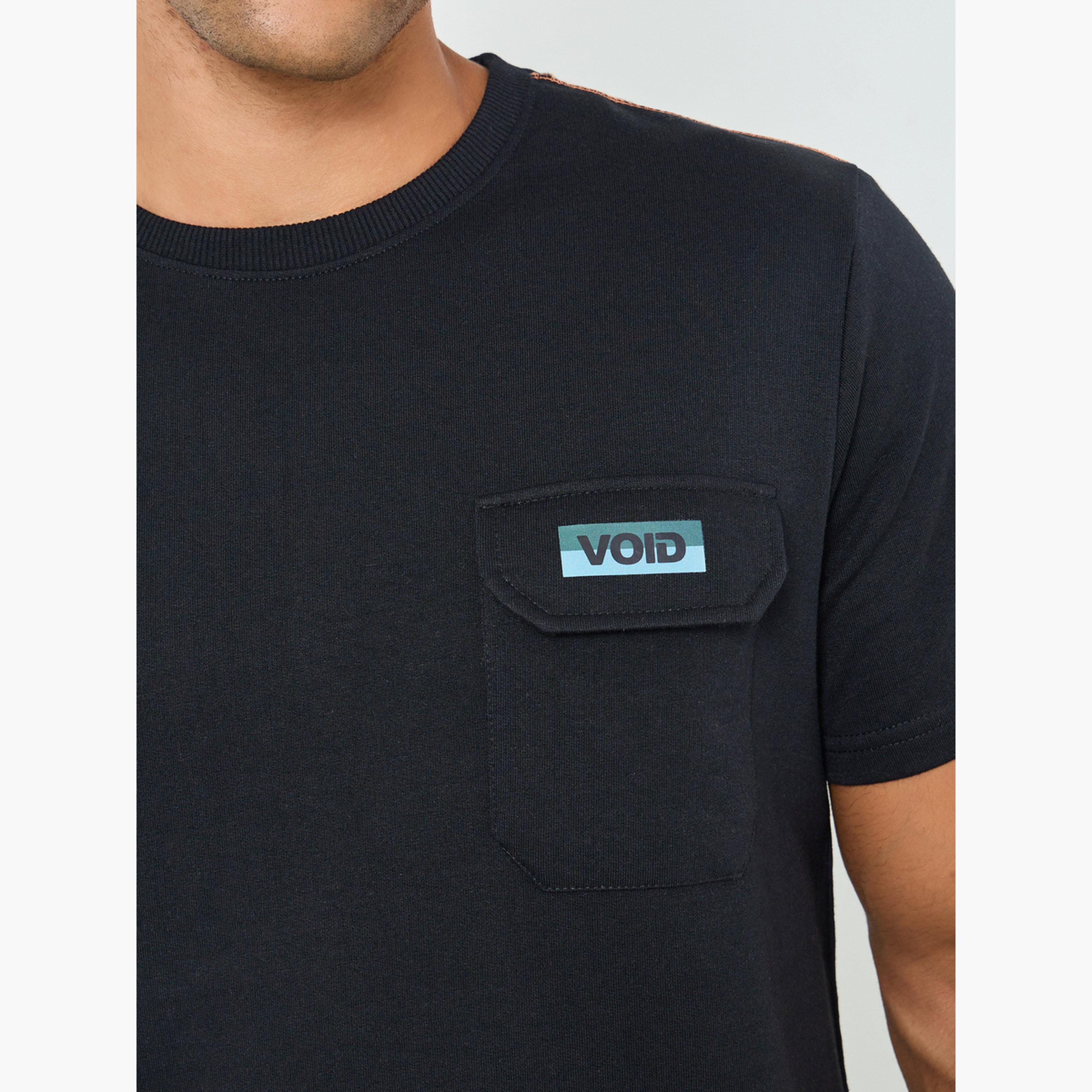 تيشيرت بجيب وتفاصيل خياطة متباينة للرجال-men-clothing-tshirtsandpolos-polos-image-4