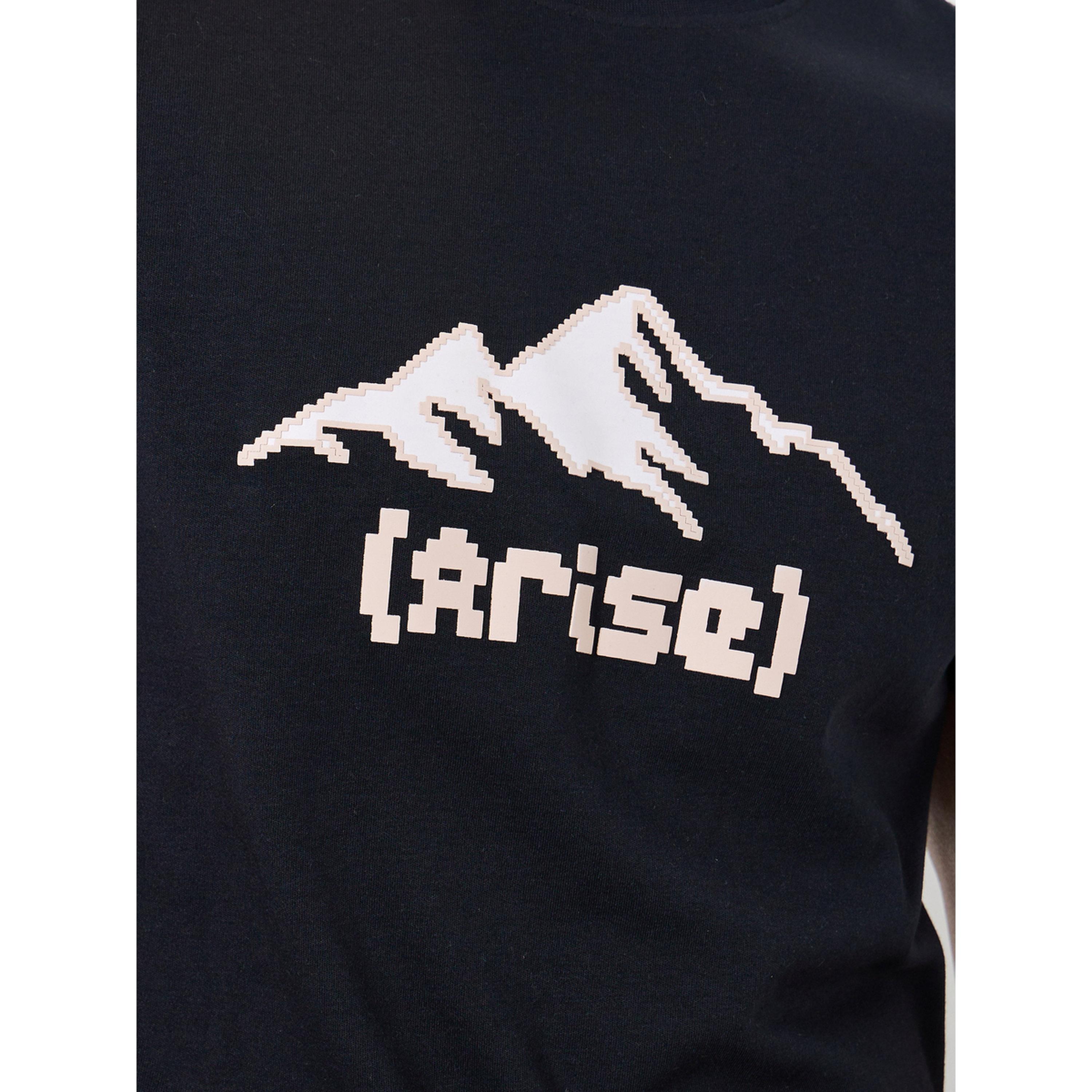 Styli Men Black Graphic Print Crew Neck T-Shirt-men-clothing-tshirtsandpolos-tshirts-image-3