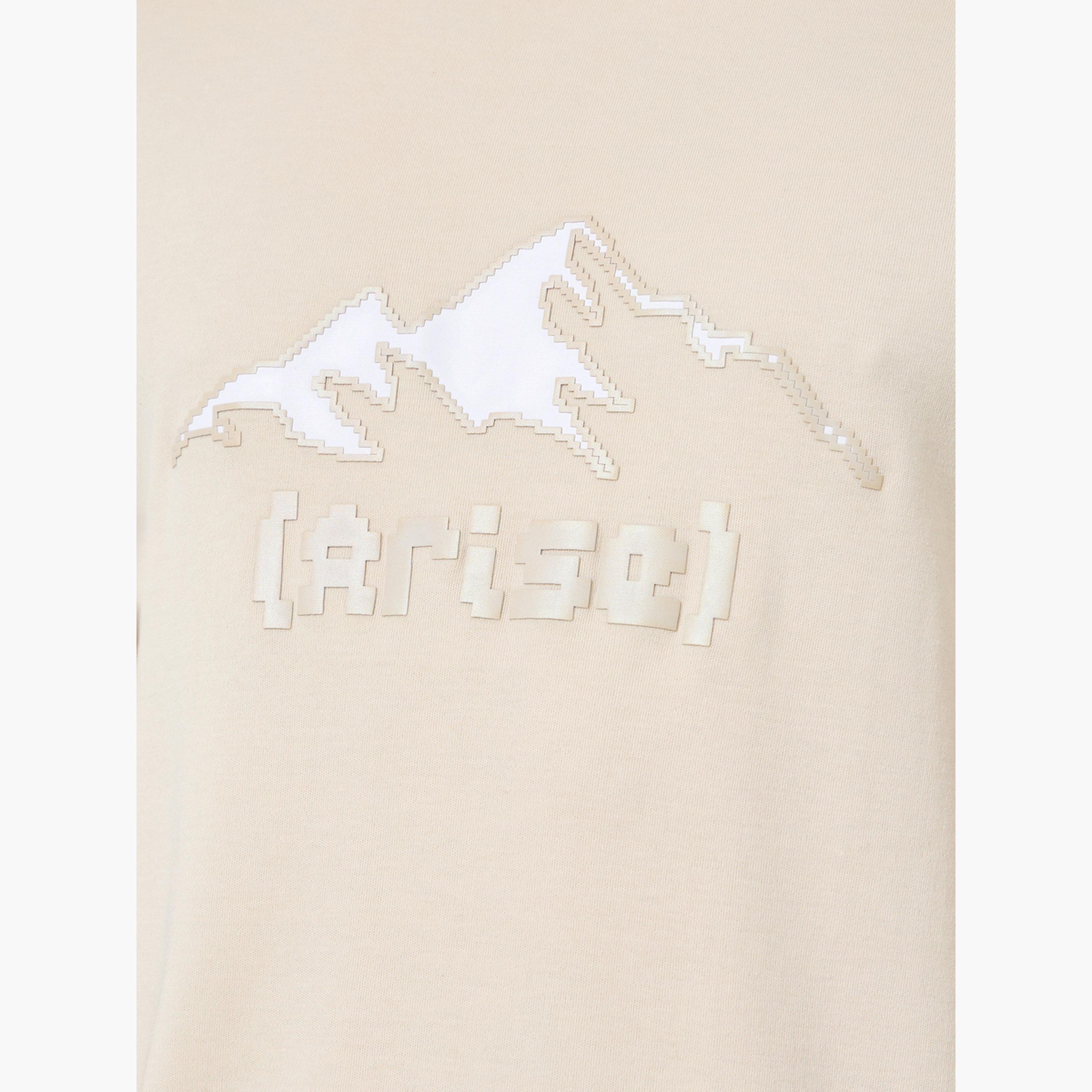 Styli Men Beige Graphic Print Crew Neck T-Shirt-men-clothing-tshirtsandpolos-tshirts-image-4