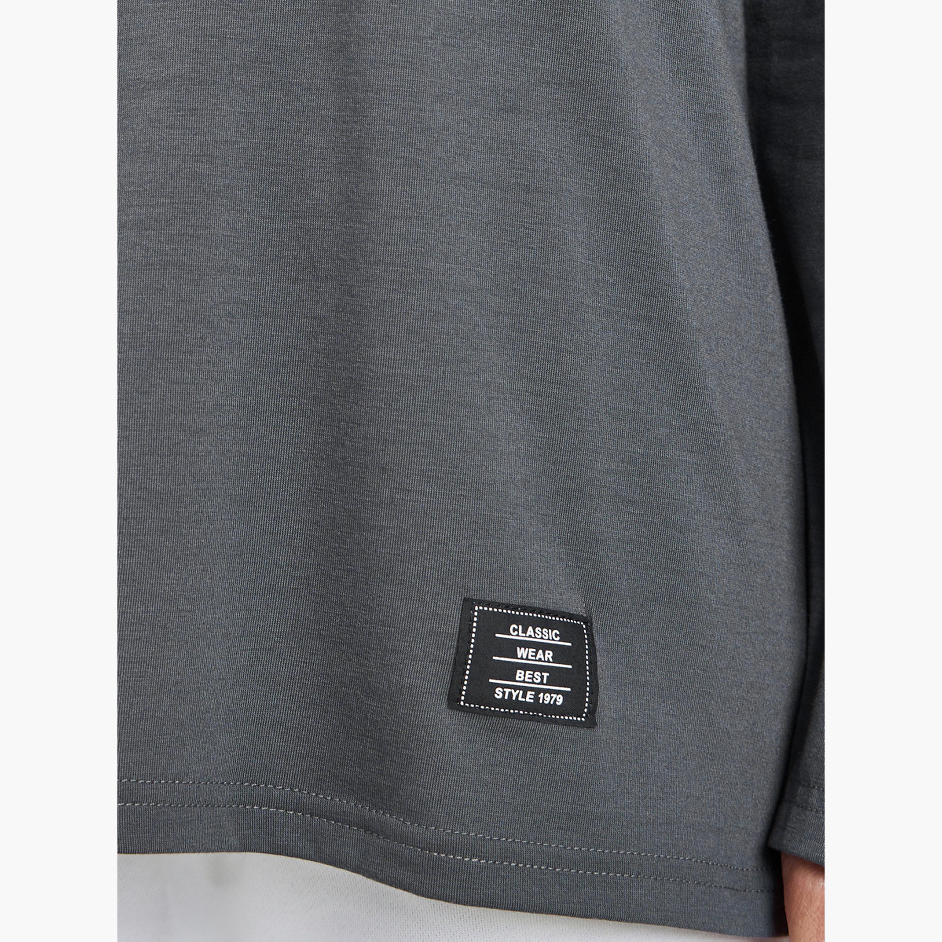 Styli Women Grey Oversized Long Sleeve T-Shirt-women-clothing-tshirts-image-3