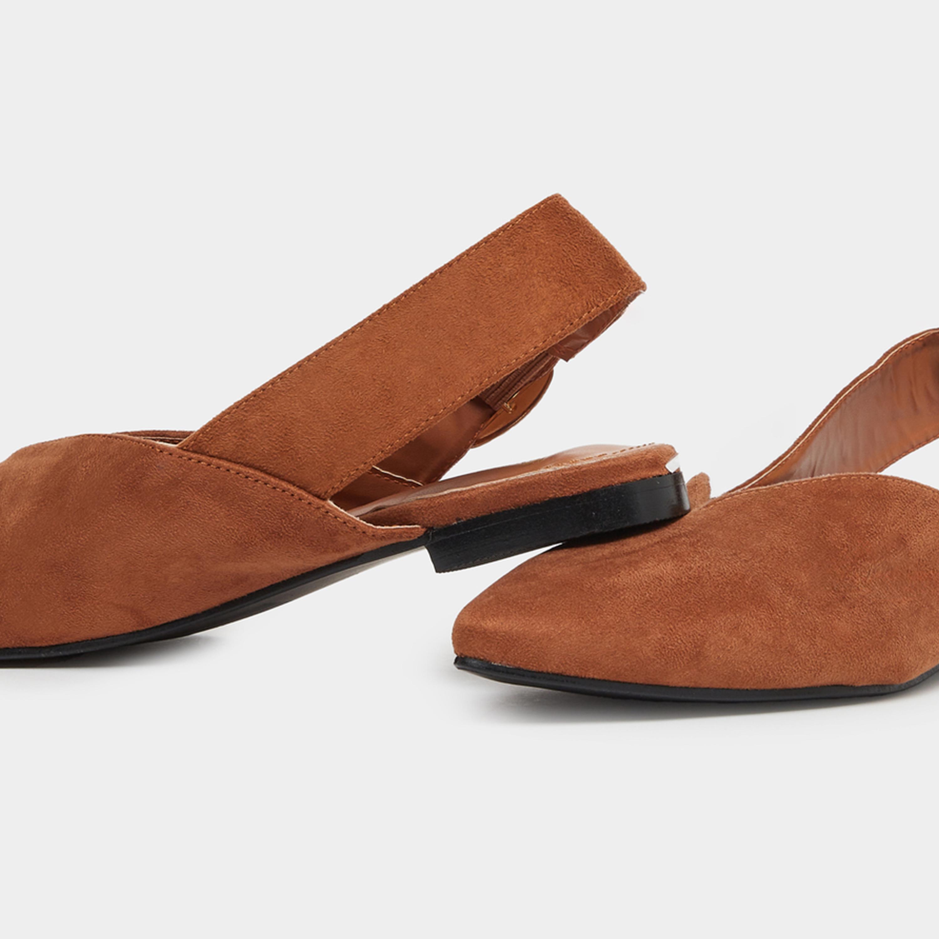 Styli Womens Pointed Toe Slingback Flats-women-shoes-flats-slides-image-4