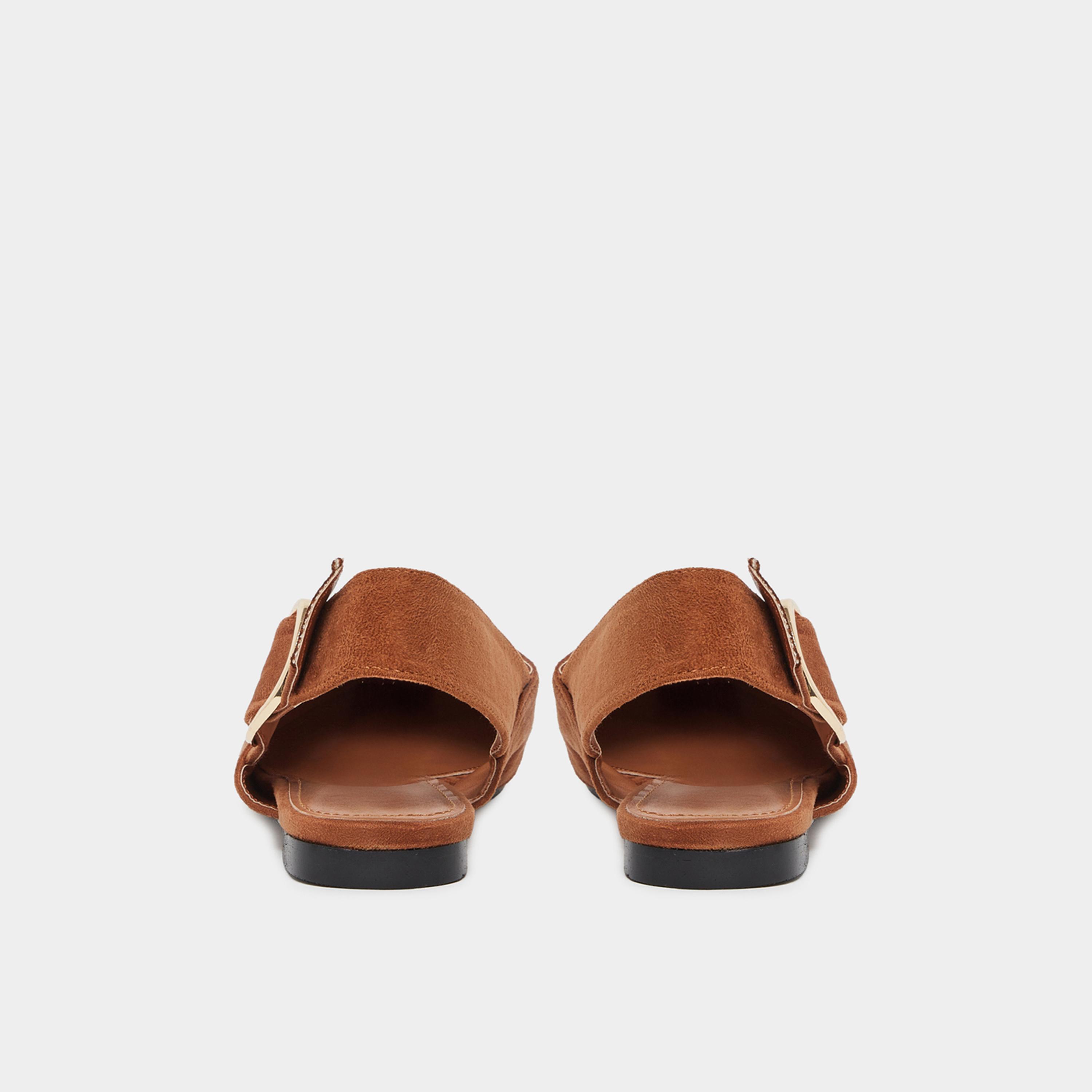 Styli Womens Pointed Toe Slingback Flats-women-shoes-flats-slides-image-5