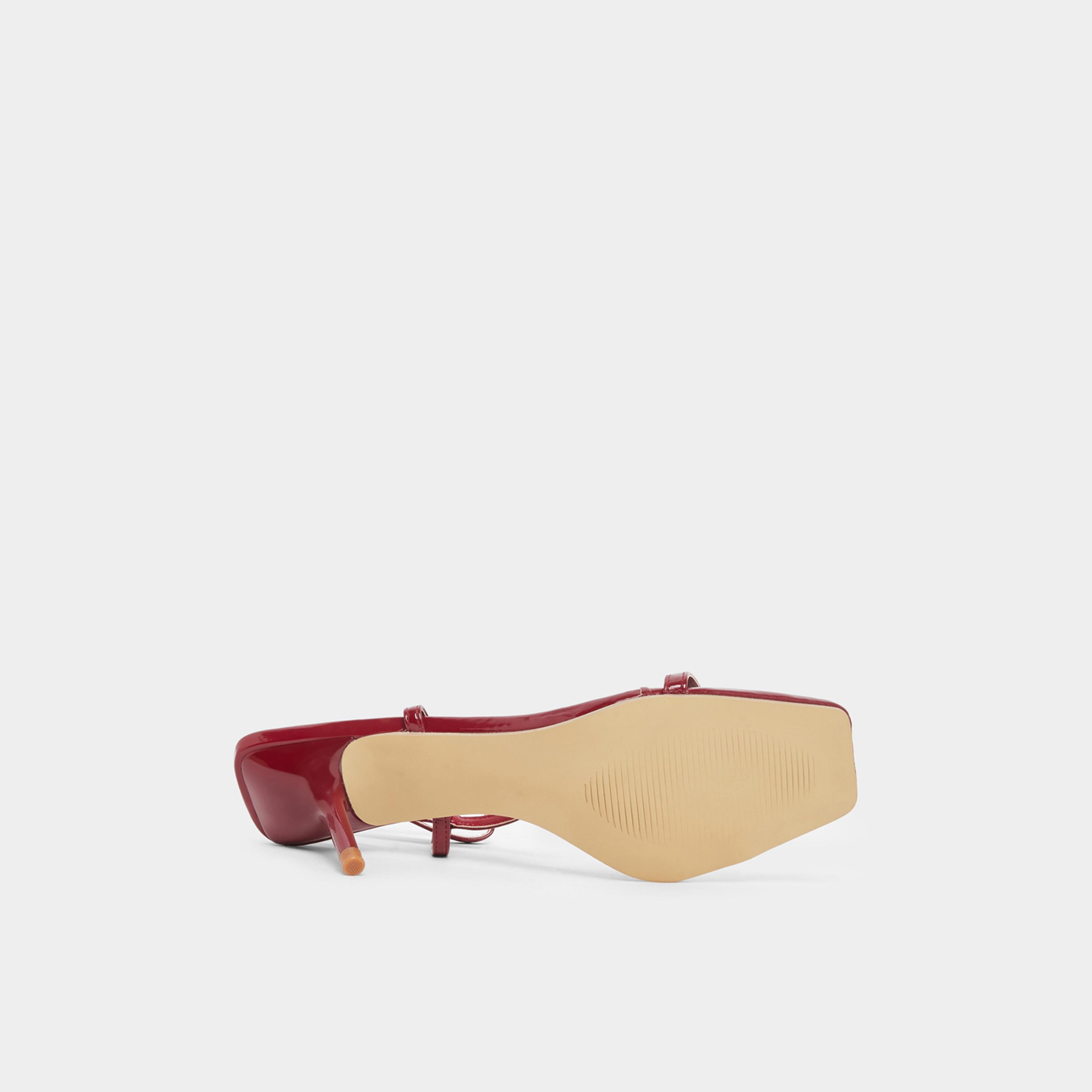 ستايلي - صنادل نسائية بكعب ستيليتو وأشرطة لون برغندي-women-shoes-sandals-heeled-image-6