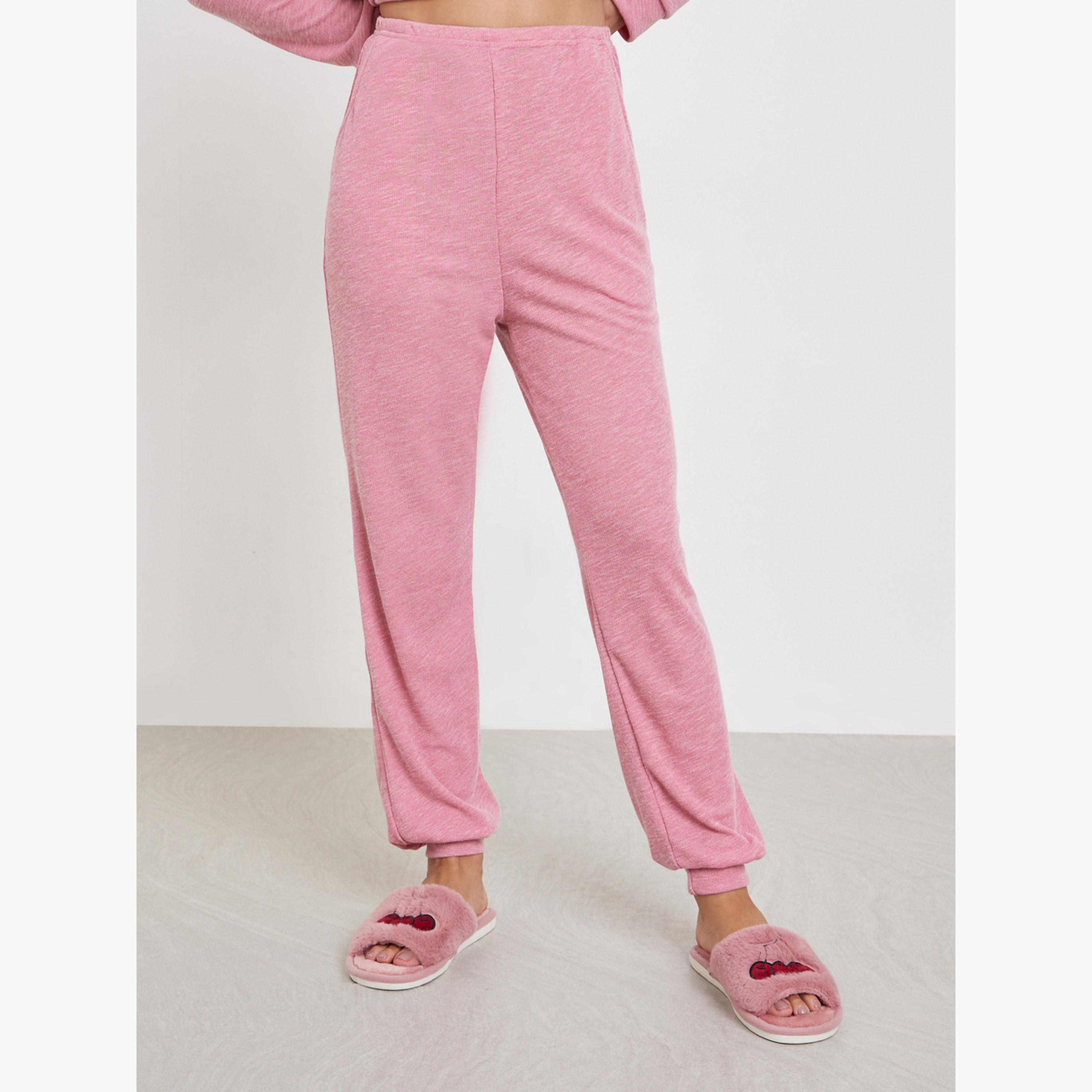 ستايلي - بيجاما تي شيرت بأزرار أمامية بنطال طويل للنساء-women-clothing-nightwear-pyjamas-longsets-image-5