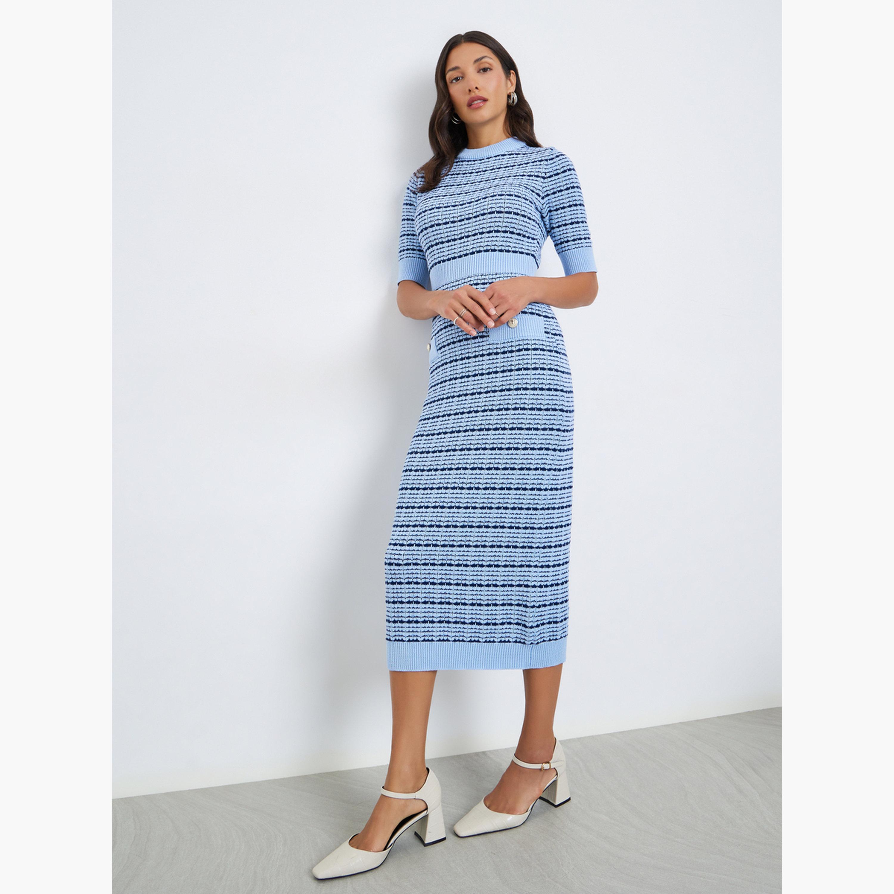 طقم قميص بأزرار وبنطلون-women-clothing-dresses-image-1