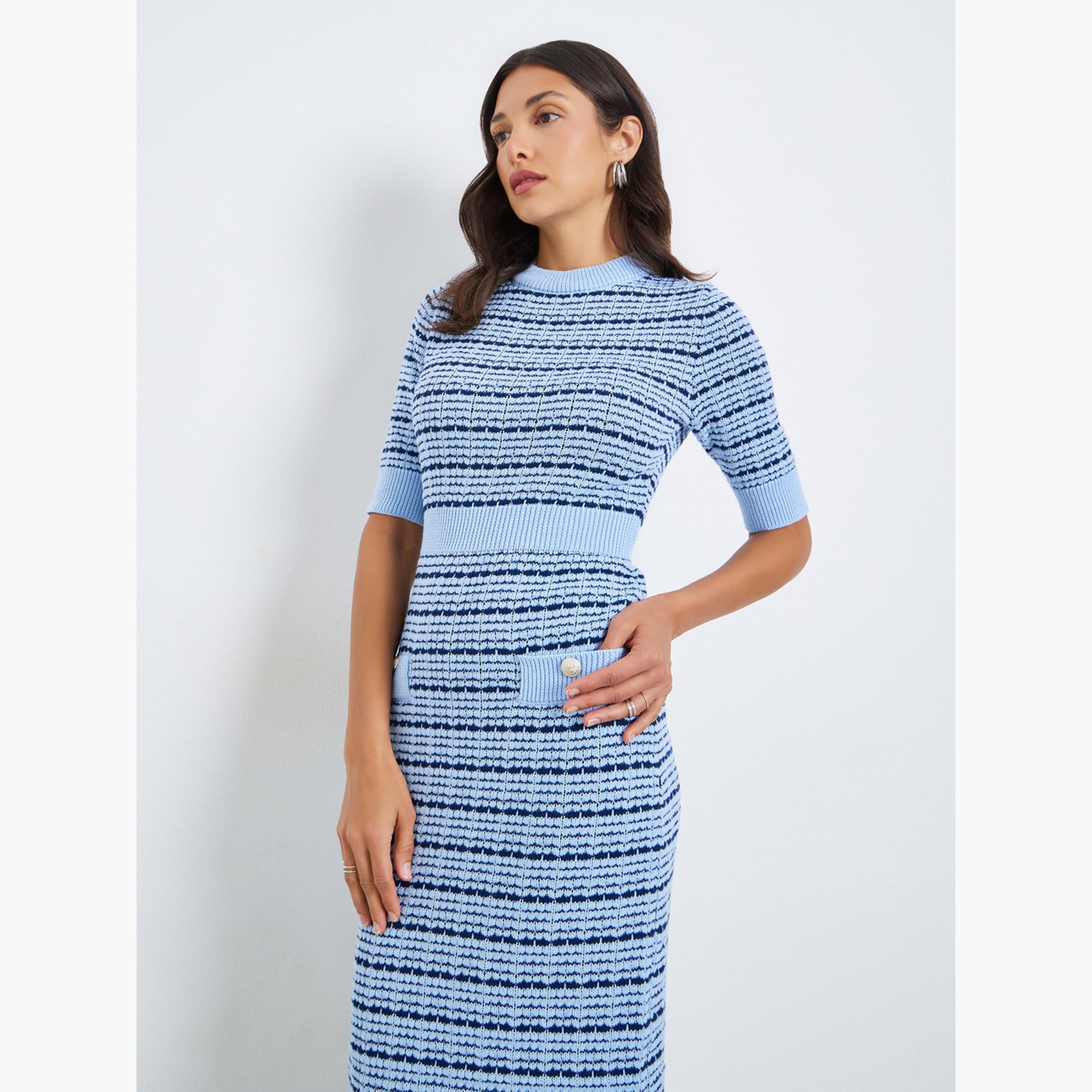 طقم قميص بأزرار وبنطلون-women-clothing-dresses-image-2