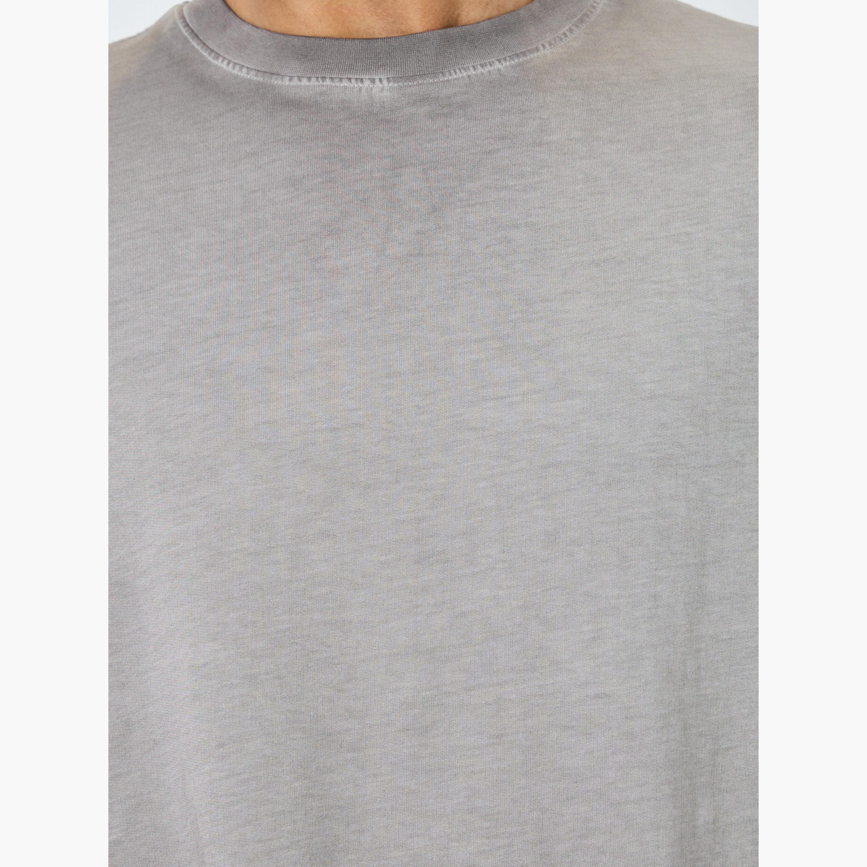 Styli Men Grey Acid Wash Oversized T-Shirt-men-clothing-tshirtsandpolos-tshirts-image-4