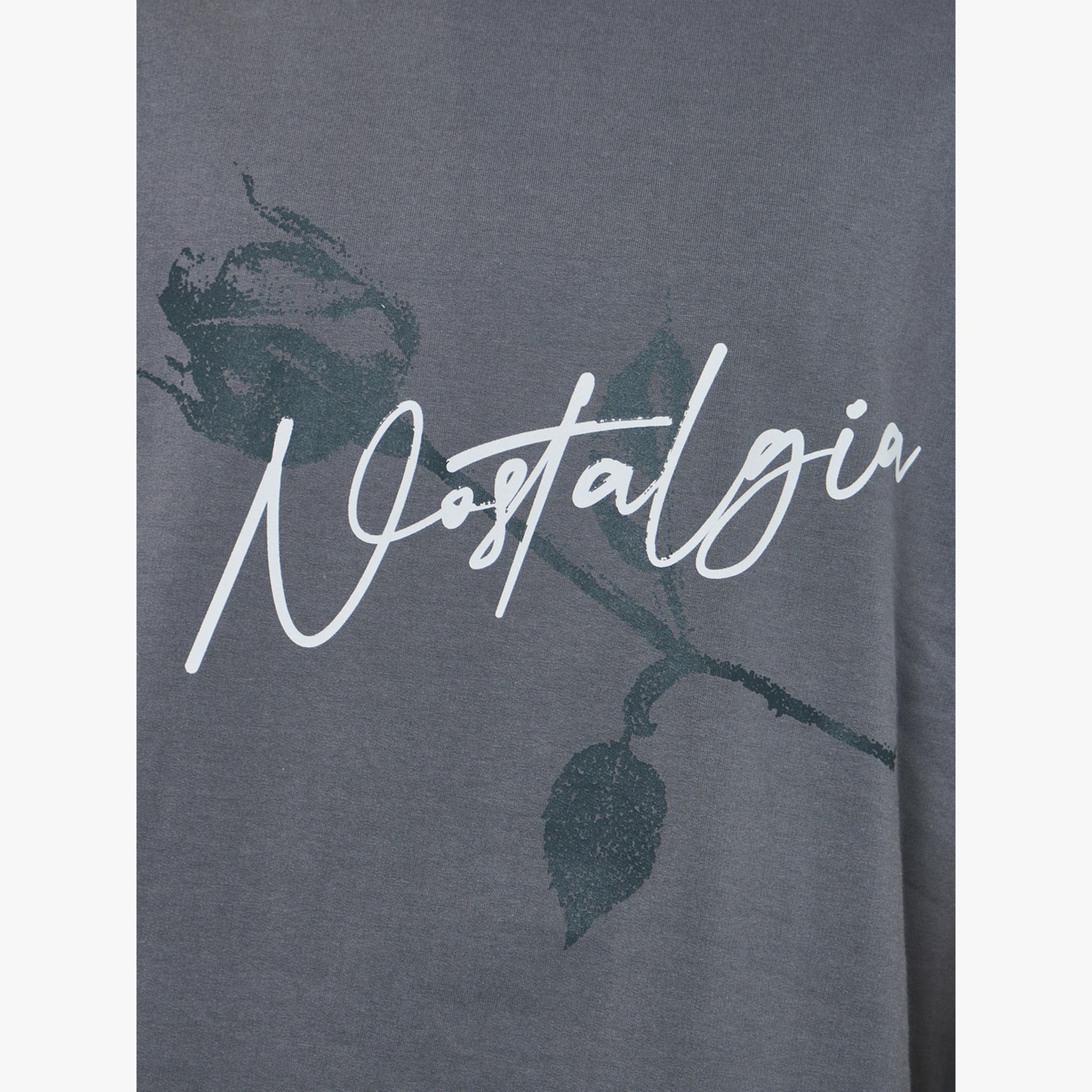 Styli Men Oversized Cursive Graphic Print T-Shirt-men-clothing-tshirtsandpolos-tshirts-image-3