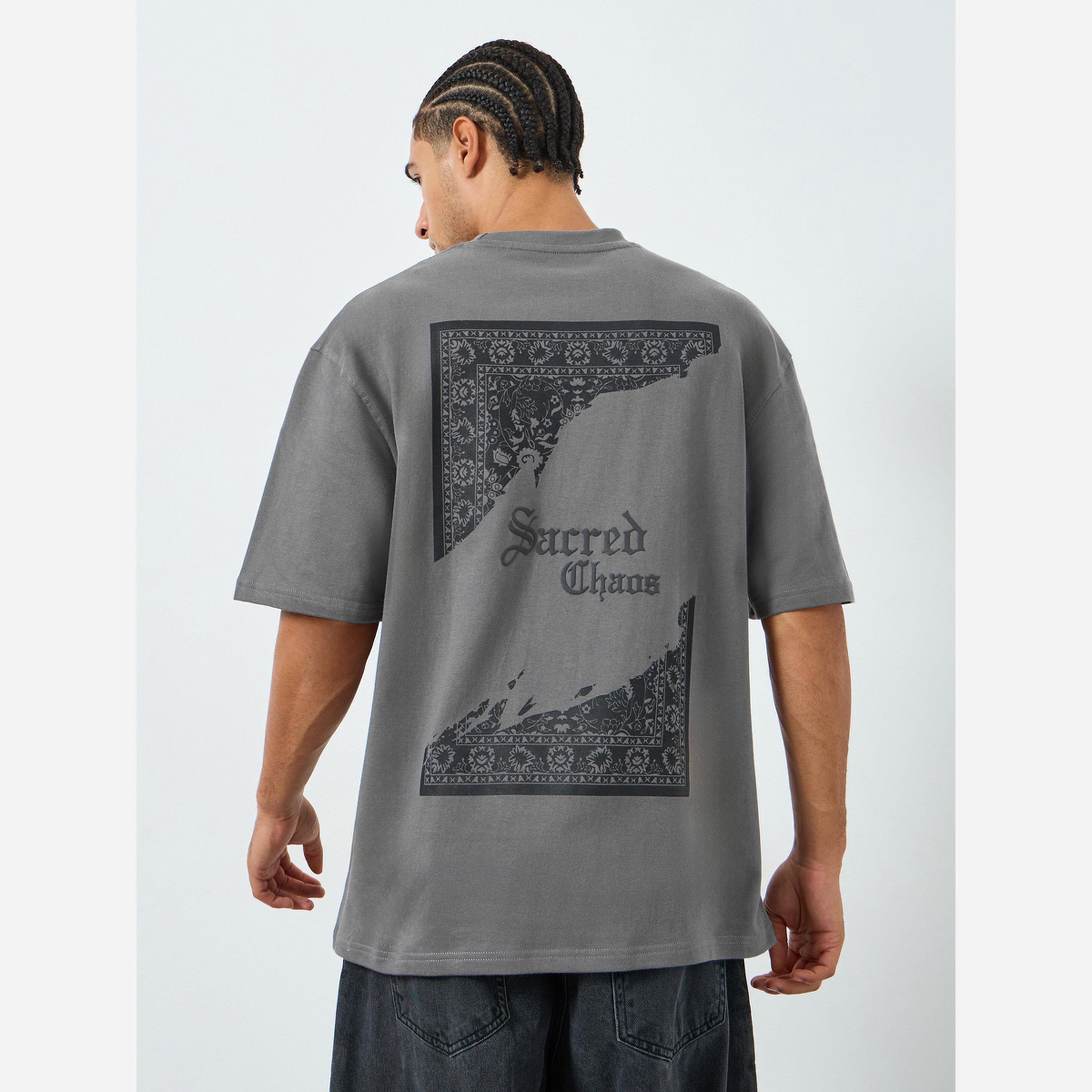 Styli Men Oversized Back Printed T-Shirt-men-clothing-tshirtsandpolos-tshirts-image-4