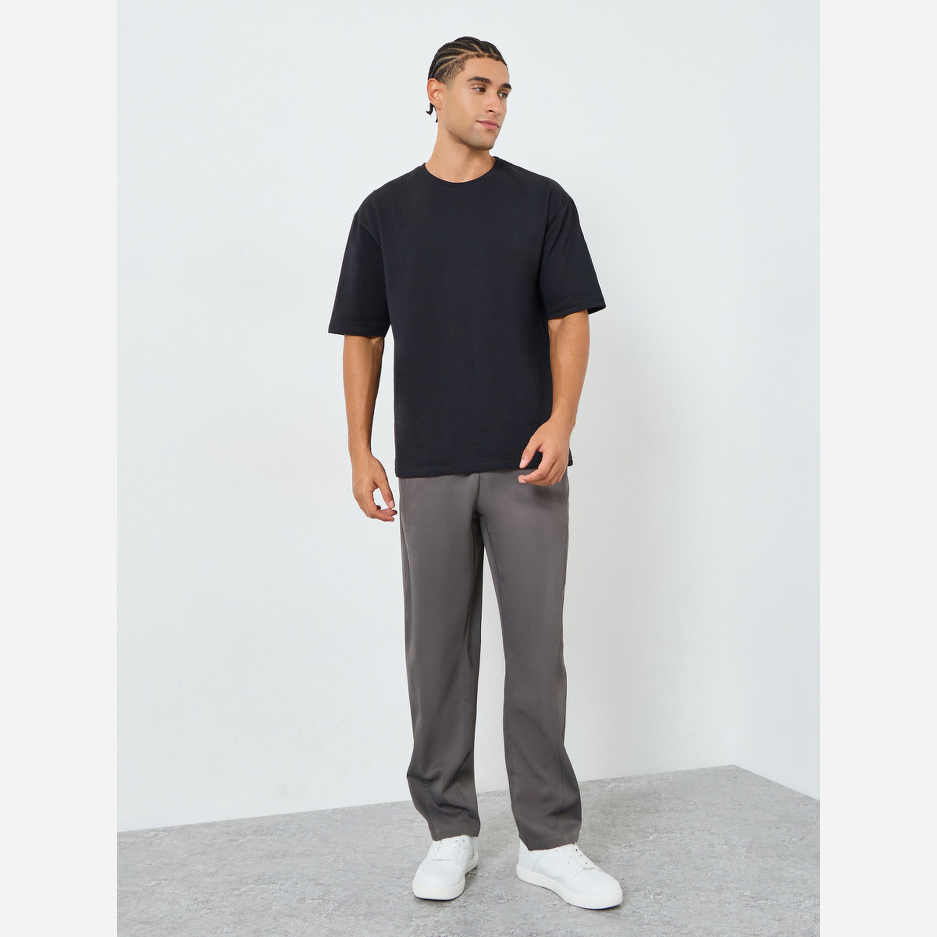 Styli Men Oversized Back Graphic Print T-Shirt-men-clothing-tshirtsandpolos-tshirts-image-2