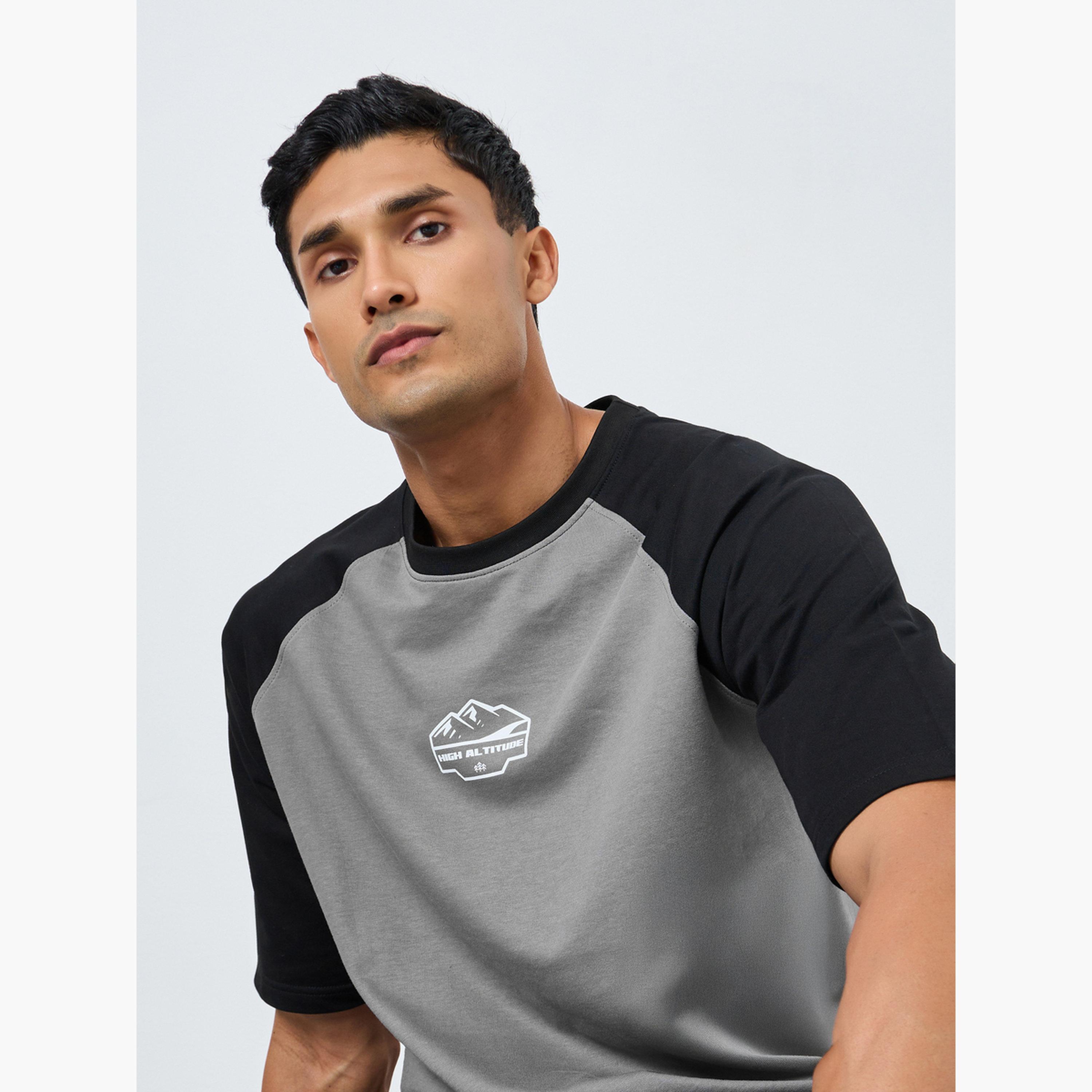 Styli Men Oversized Raglan Sleeve Printed T-Shirt-men-clothing-tshirtsandpolos-tshirts-image-3