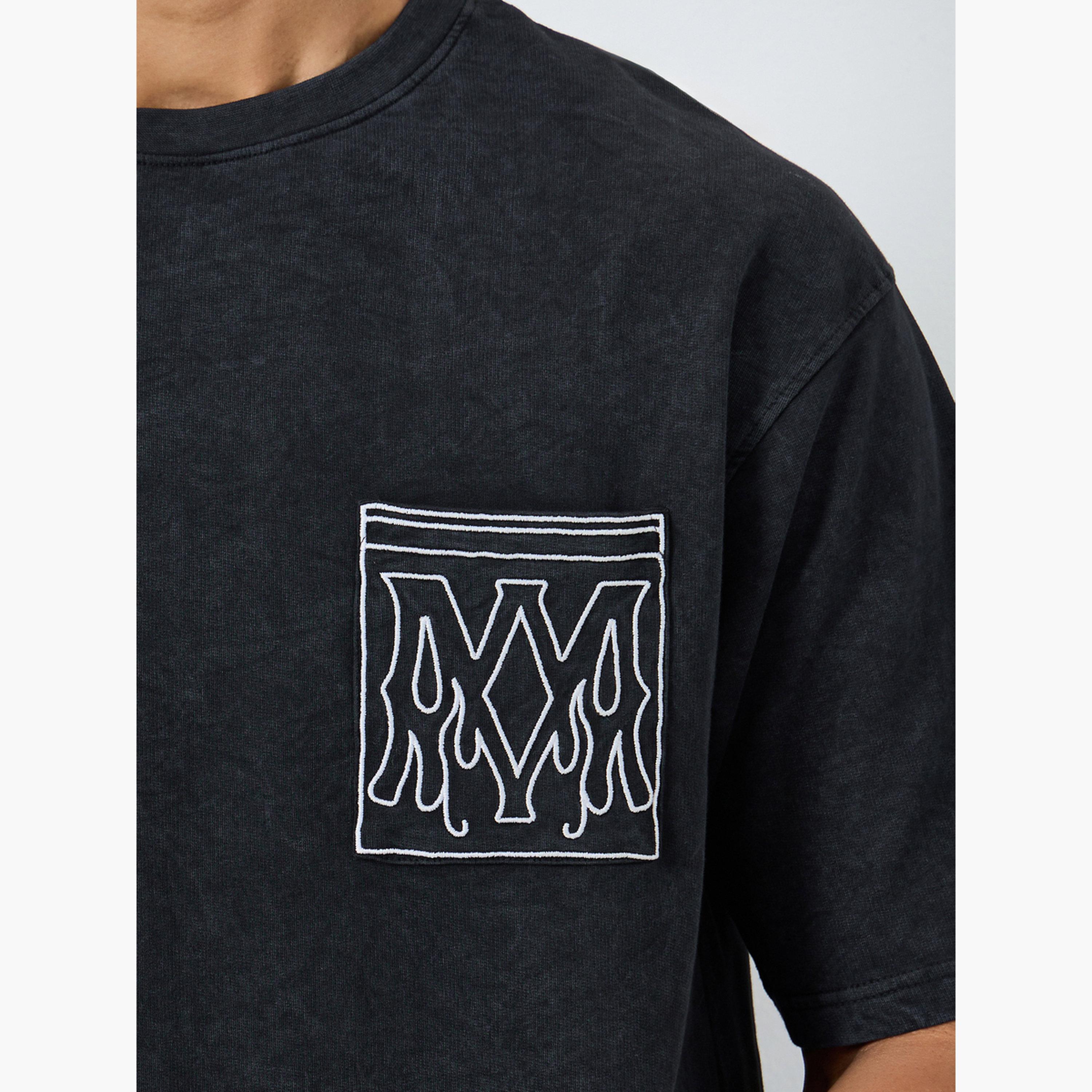 Styli Men Oversized Pocket Embroidery Washed T-Shirt-men-clothing-tshirtsandpolos-tshirts-image-5