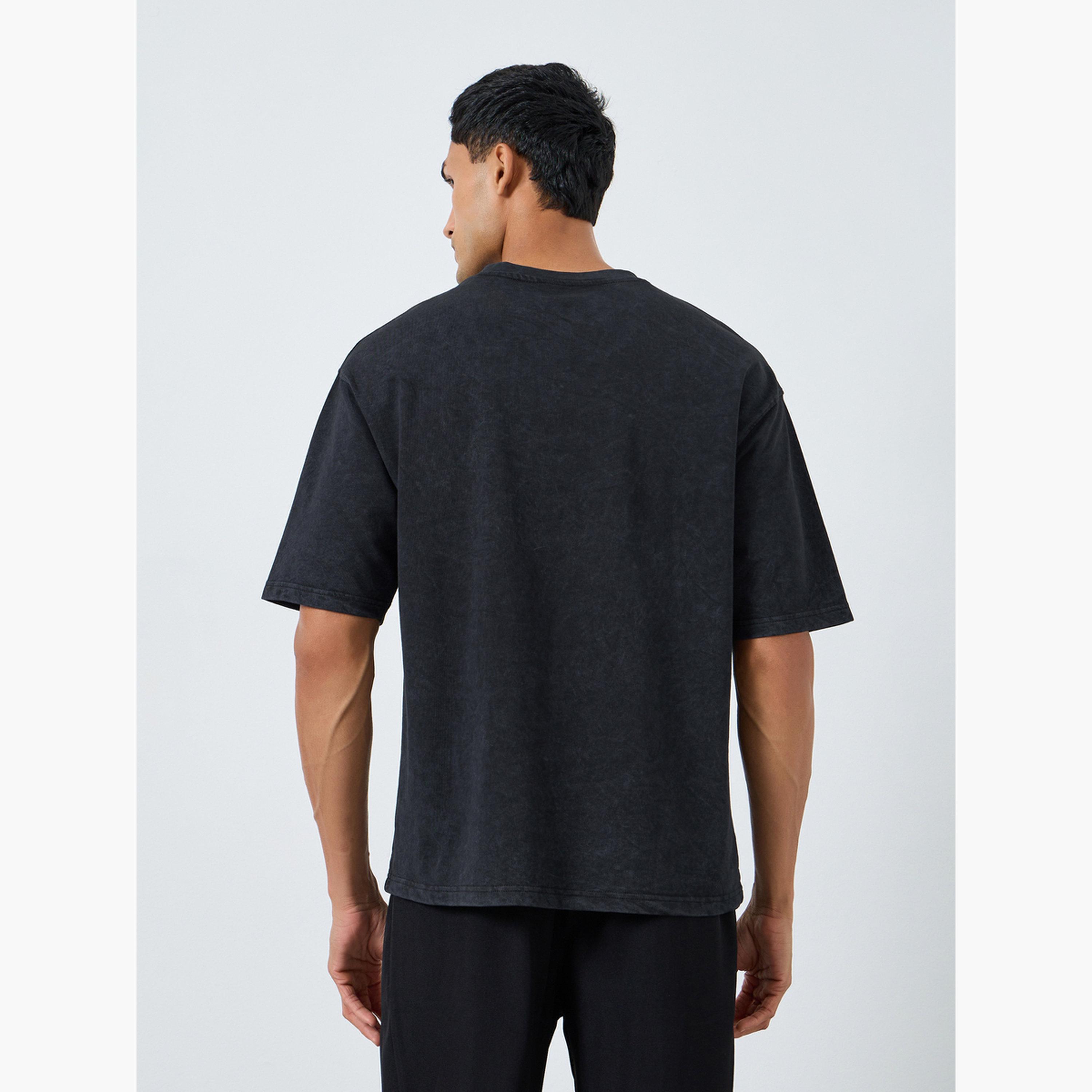 Styli Men Oversized Pocket Embroidery Washed T-Shirt-men-clothing-tshirtsandpolos-tshirts-image-6