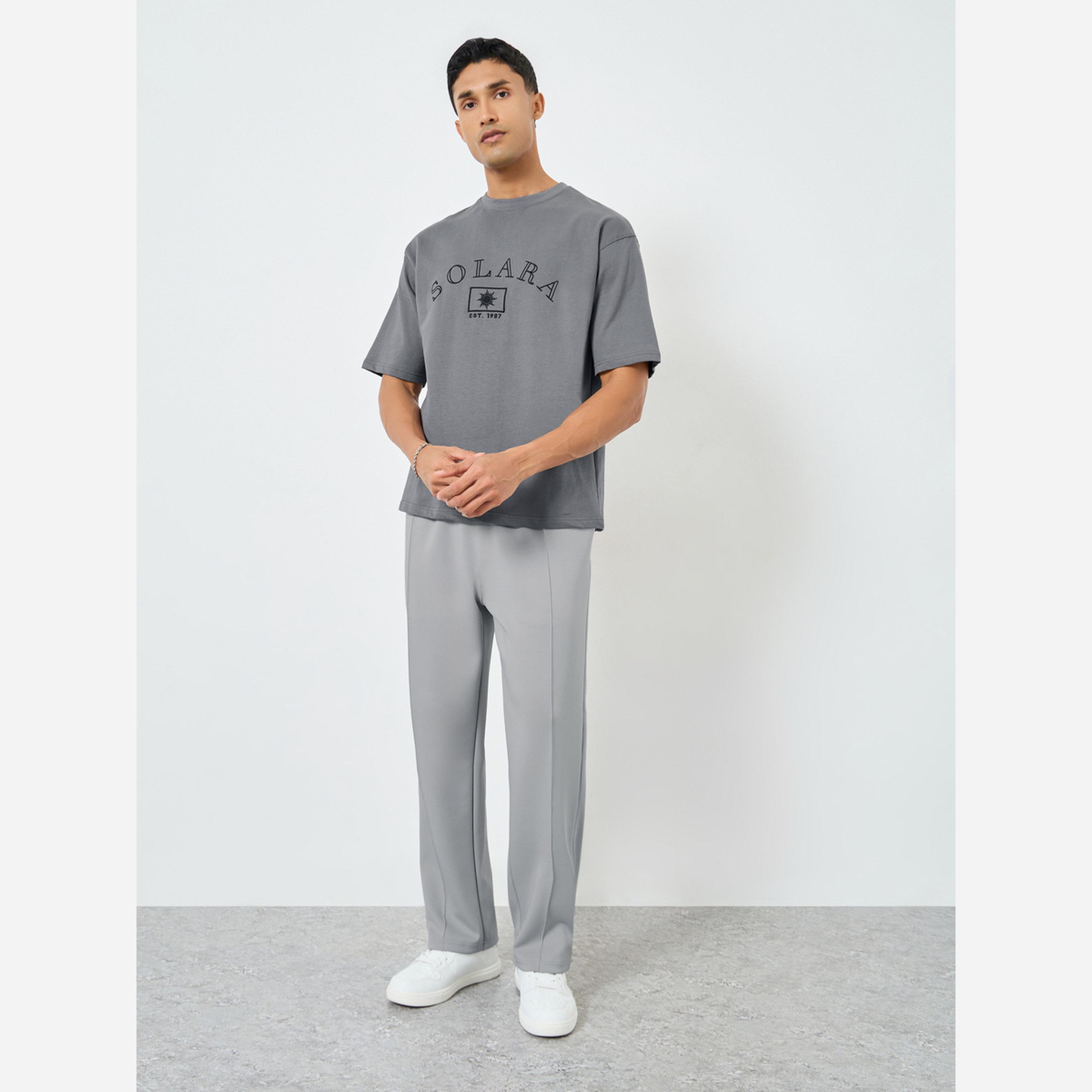 Styli Men Embroidered Oversized Cotton T-Shirt-men-clothing-tshirtsandpolos-tshirts-image-2