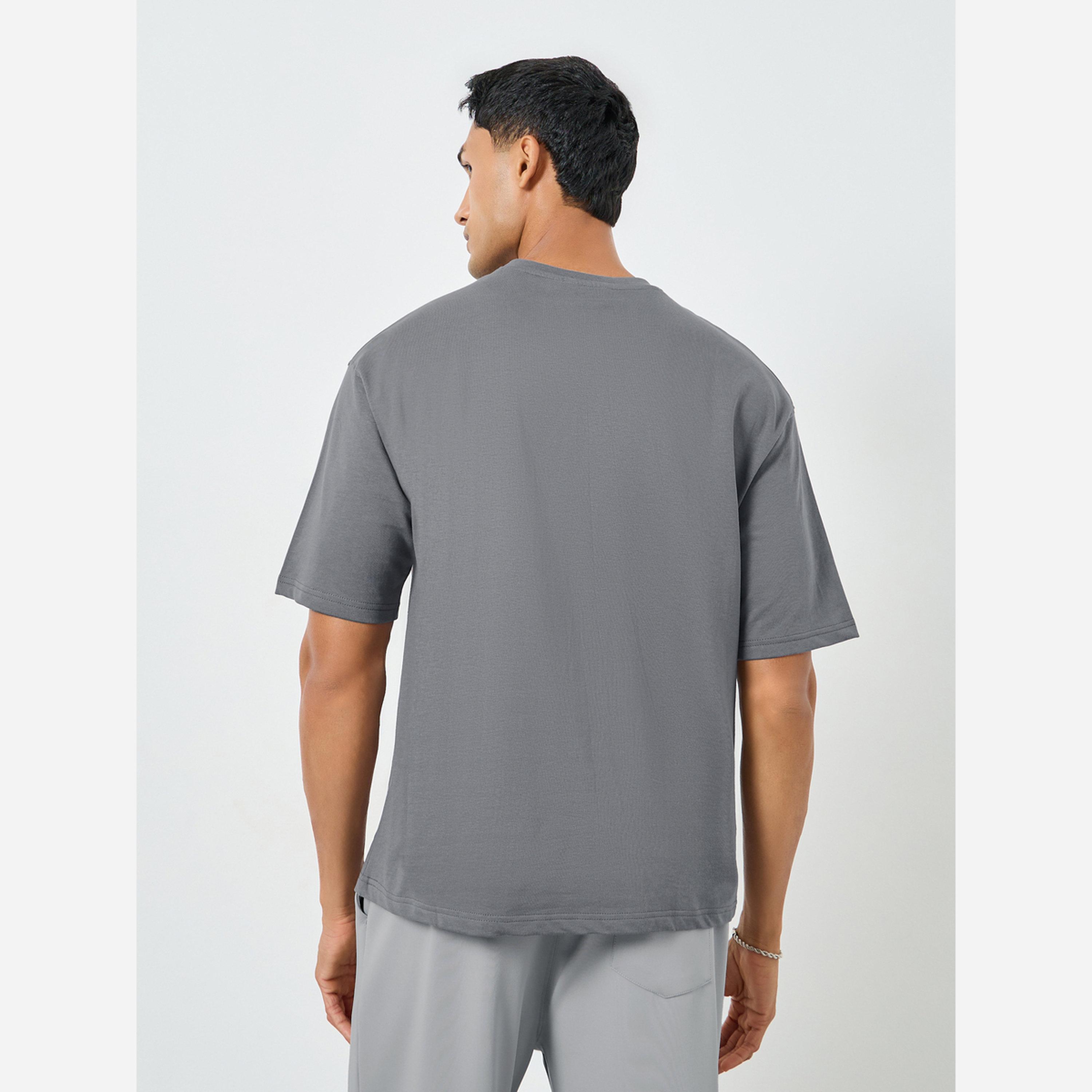 Styli Men Embroidered Oversized Cotton T-Shirt-men-clothing-tshirtsandpolos-tshirts-image-5