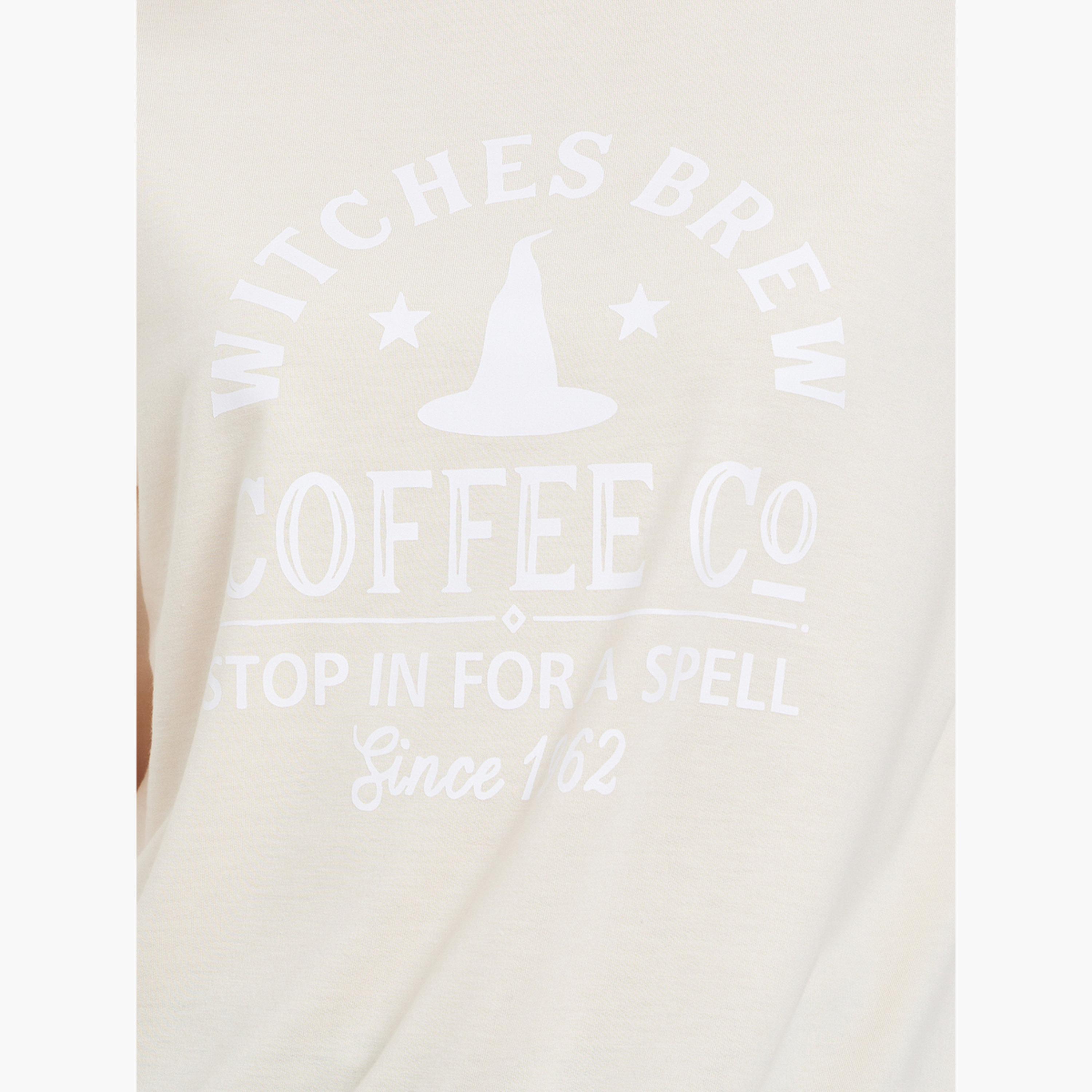 تيك تو - تي شيرت بيج نقشة جرافيكية وأكمام طويلة للنساء-women-clothing-tshirts-image-3