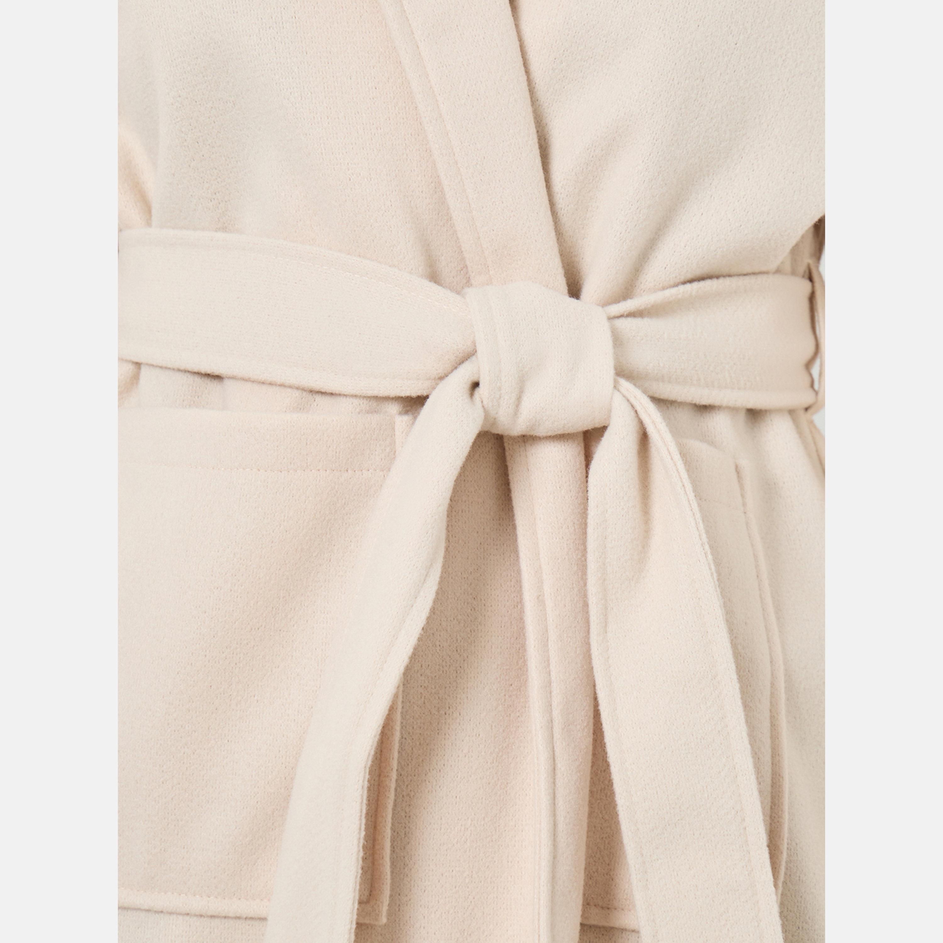Take Two Solid Hooded Neck Long Sleeves Women's Tie Belt Coat-women-winterwear-cardigansandjumpers-cardigans-image-4