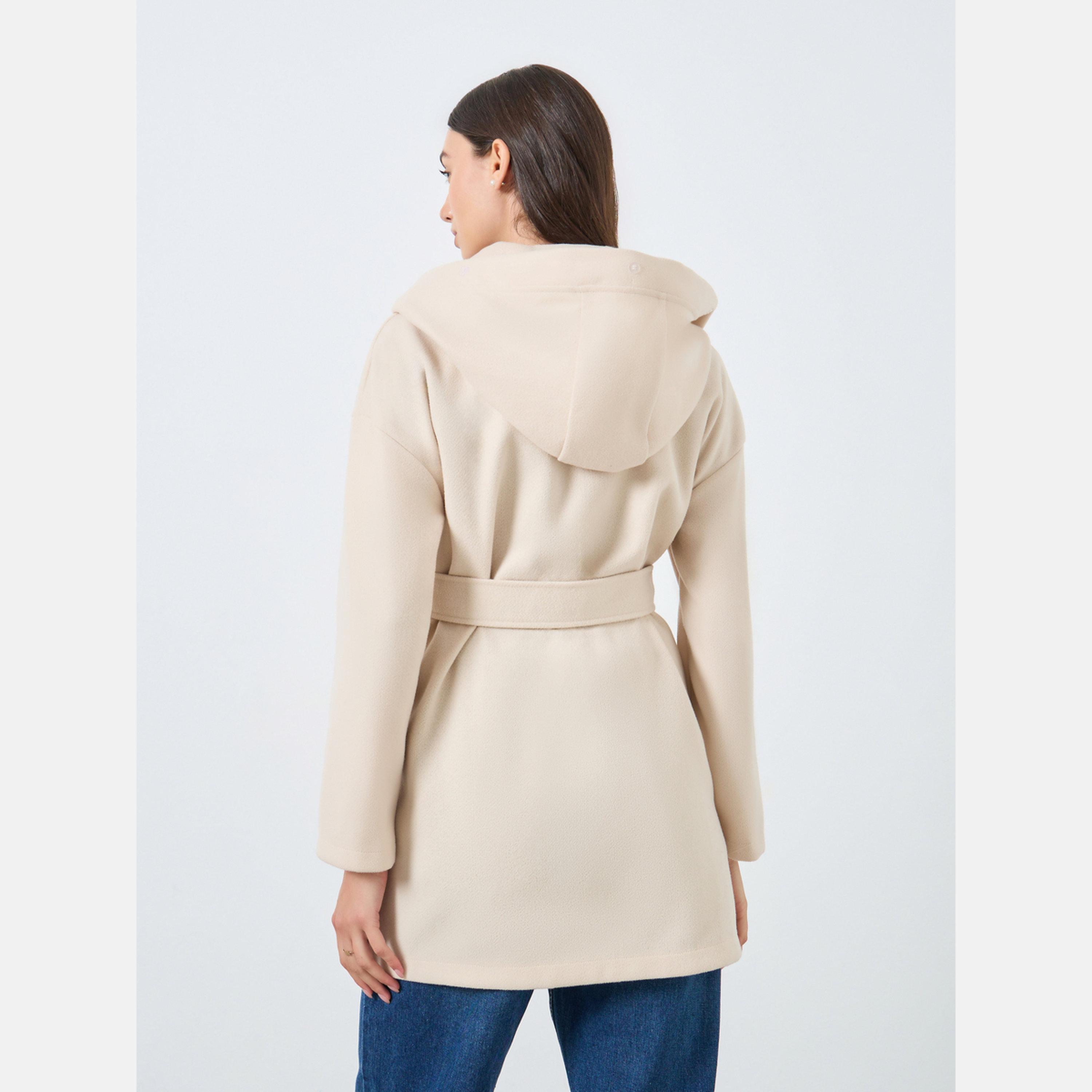Take Two Solid Hooded Neck Long Sleeves Women's Tie Belt Coat-women-winterwear-cardigansandjumpers-cardigans-image-6
