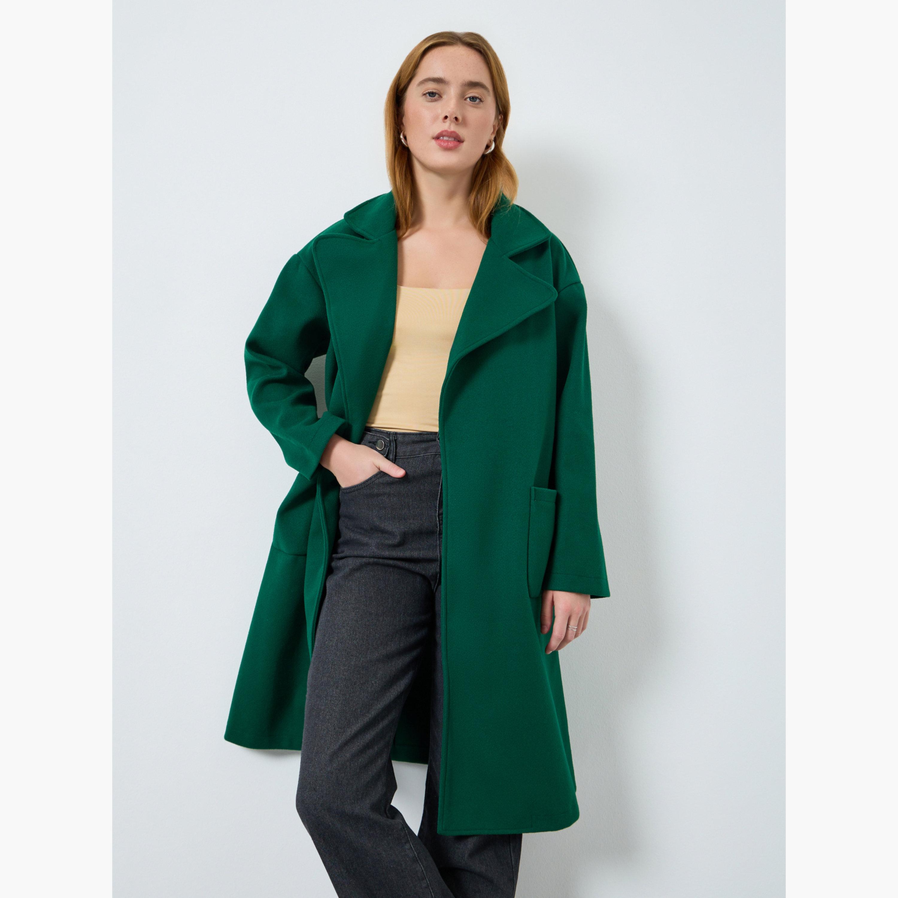 طقم قميص بأزرار وبنطلون-women-clothing-coatsandjackets-coats-image-3