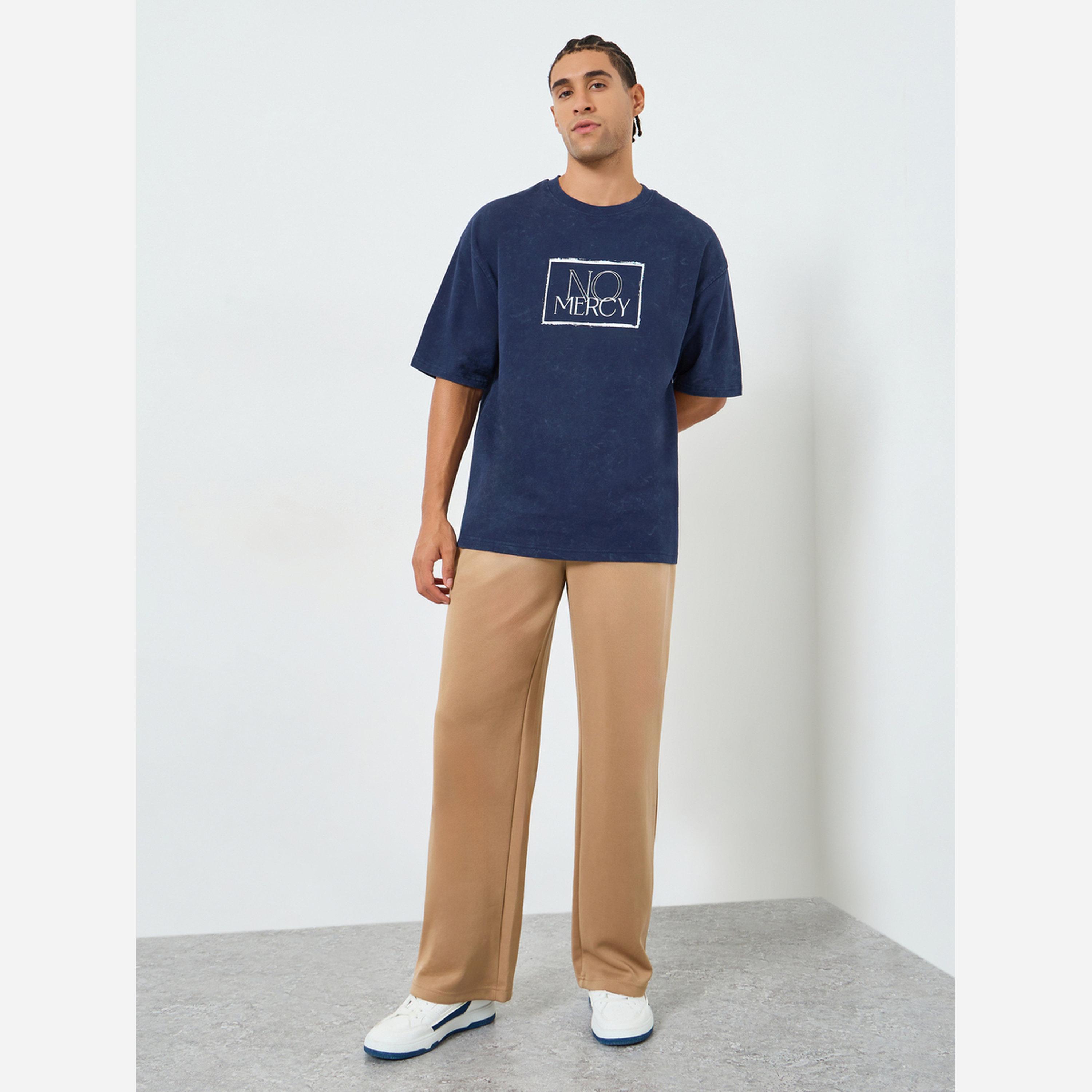 ستايلي - تيشيرت رجالي مقاس واسع ياقة دائرية-men-clothing-tshirtsandpolos-tshirts-image-2